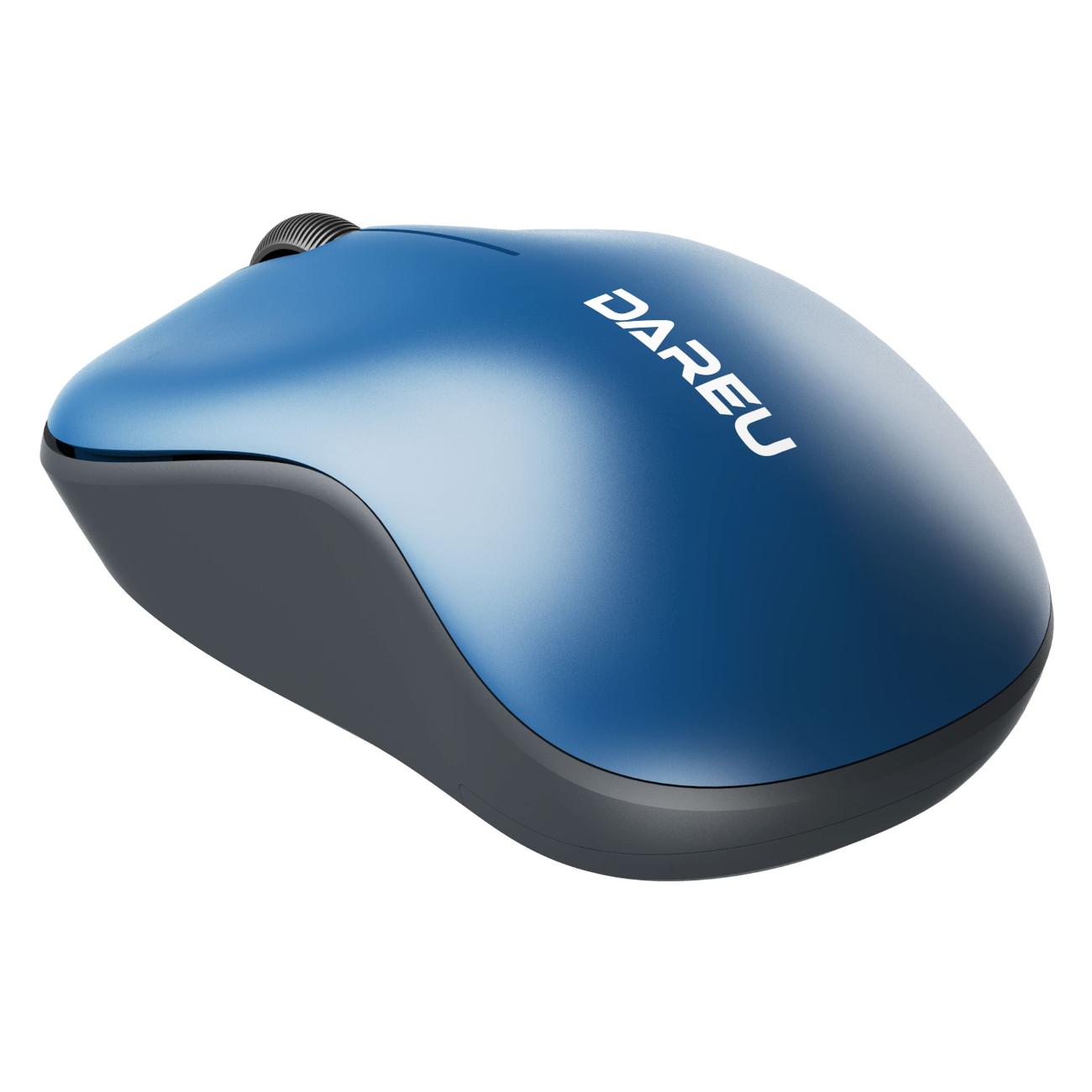 Мышь беспроводная Dareu LM106G Blue-Black