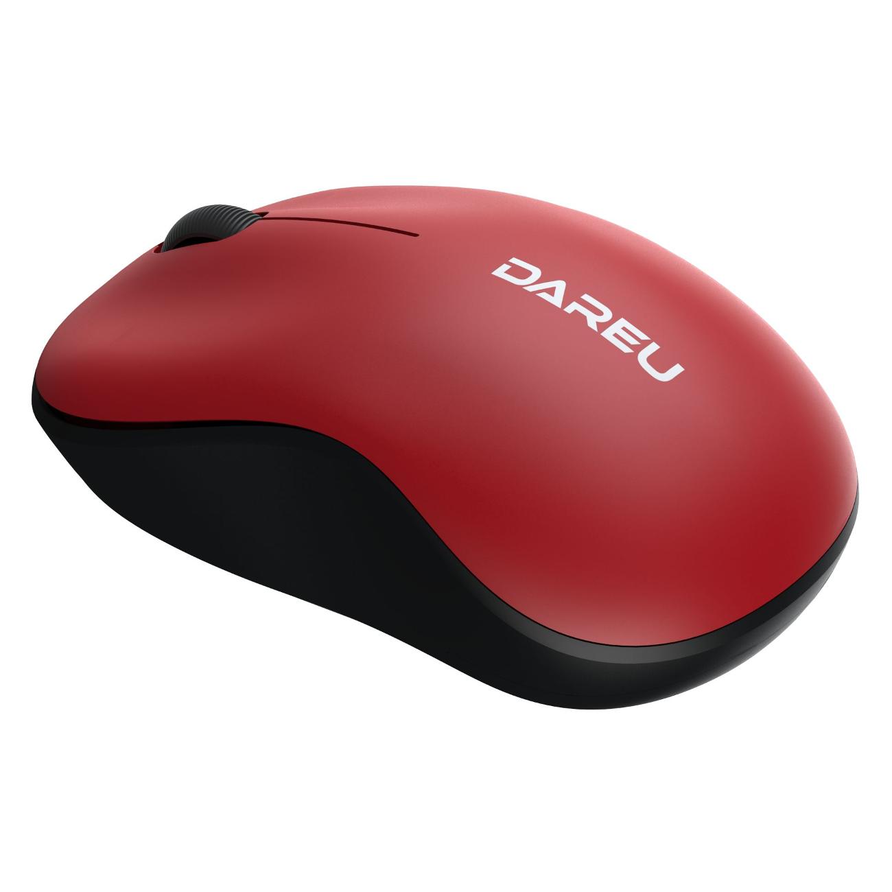 Мышь беспроводная Dareu LM106G Red-Black