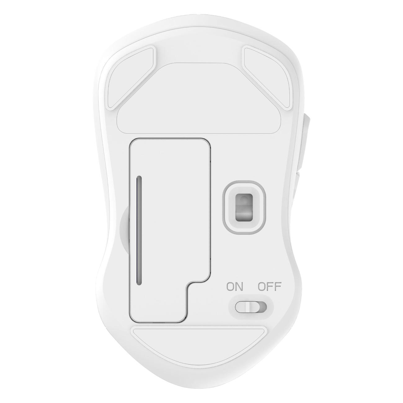 Мышь беспроводная Dareu LM115G белый