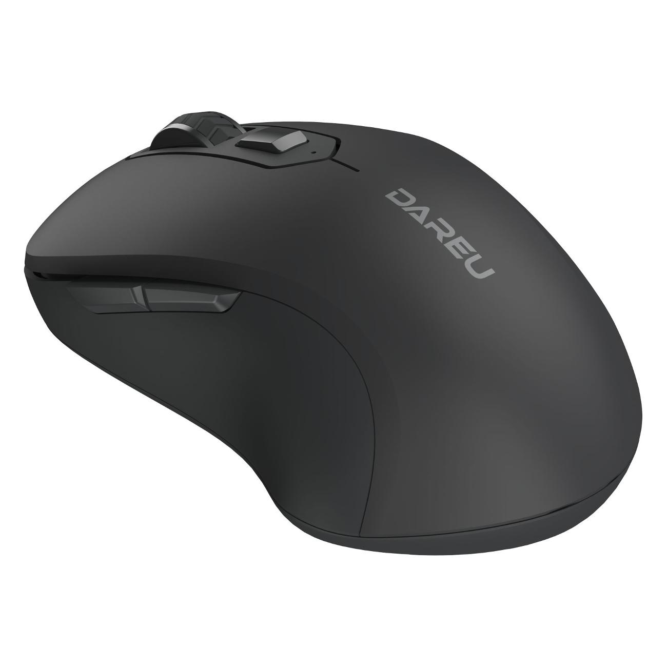 Мышь беспроводная Dareu LM115G черный