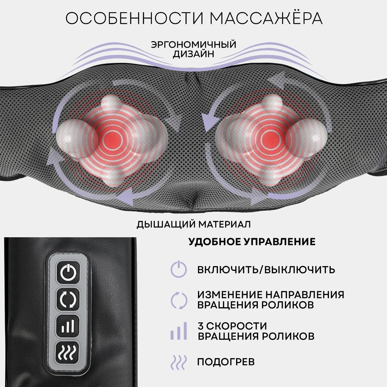 Массажер для шеи Planta MSH-500B Shiatsu Master