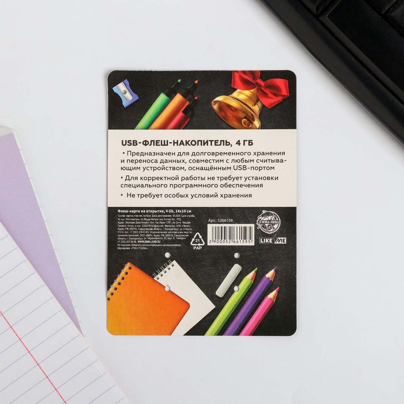 Флэш диск USB Like me Для выпускника 5266159