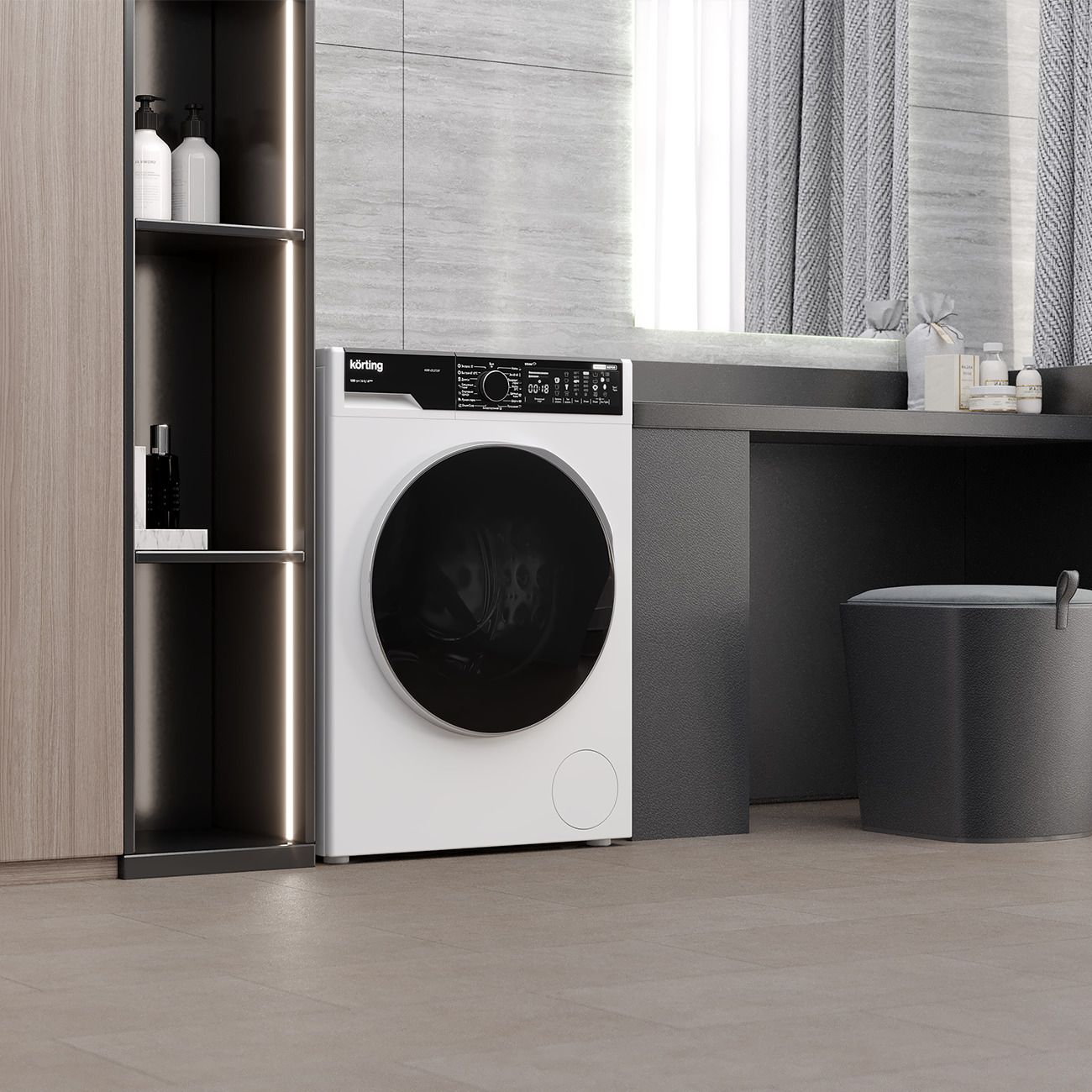 Стиральная машина узкая Korting KWM 42ILS1269