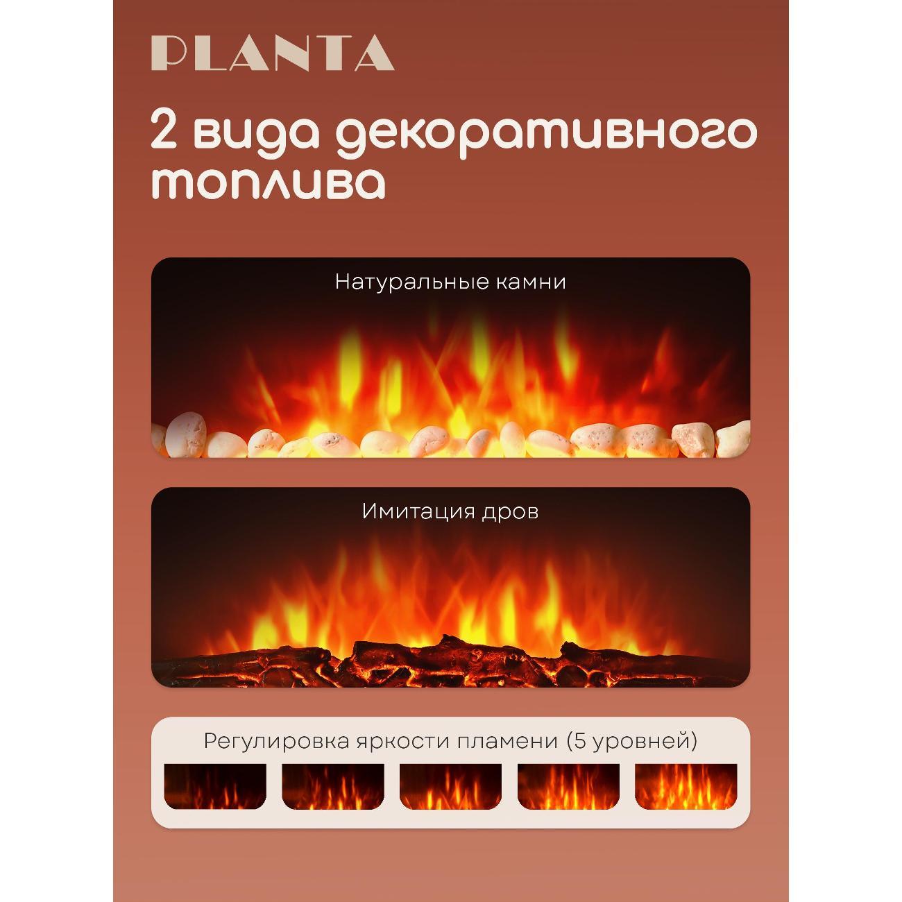 Камин электрический Planta PFP-WM090 SLIM