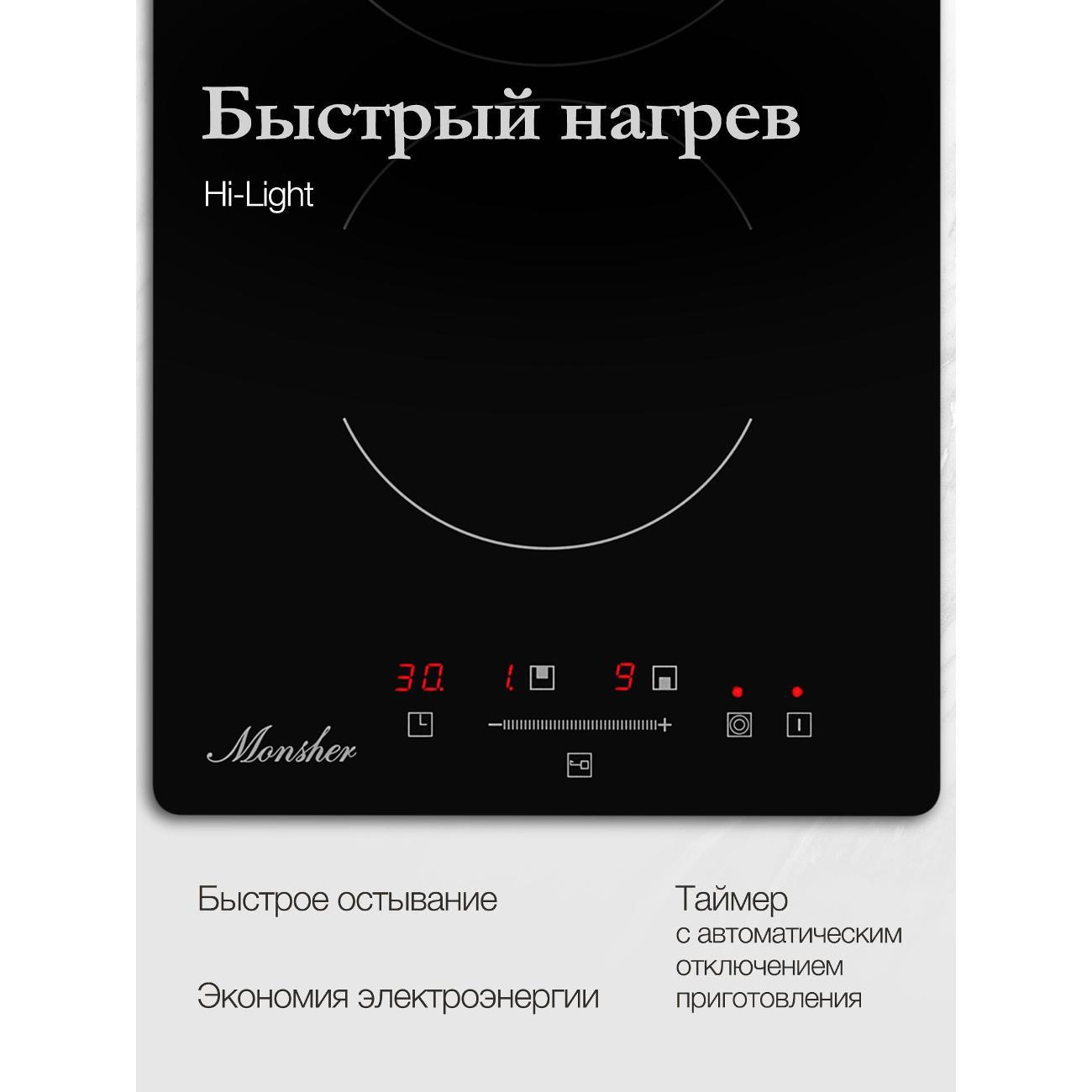 Встраиваемая модульная электрическая панель независимая Monsher MHE 3002