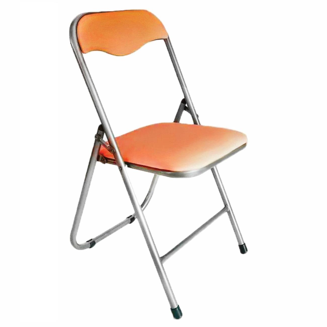 Стул-кресло офисный нет бренда РС04, сереб.каркас, кожзам песочный