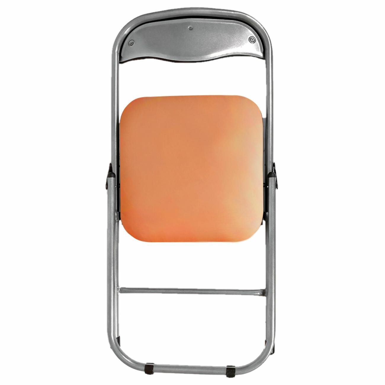 Стул-кресло офисный нет бренда РС04, сереб.каркас, кожзам песочный