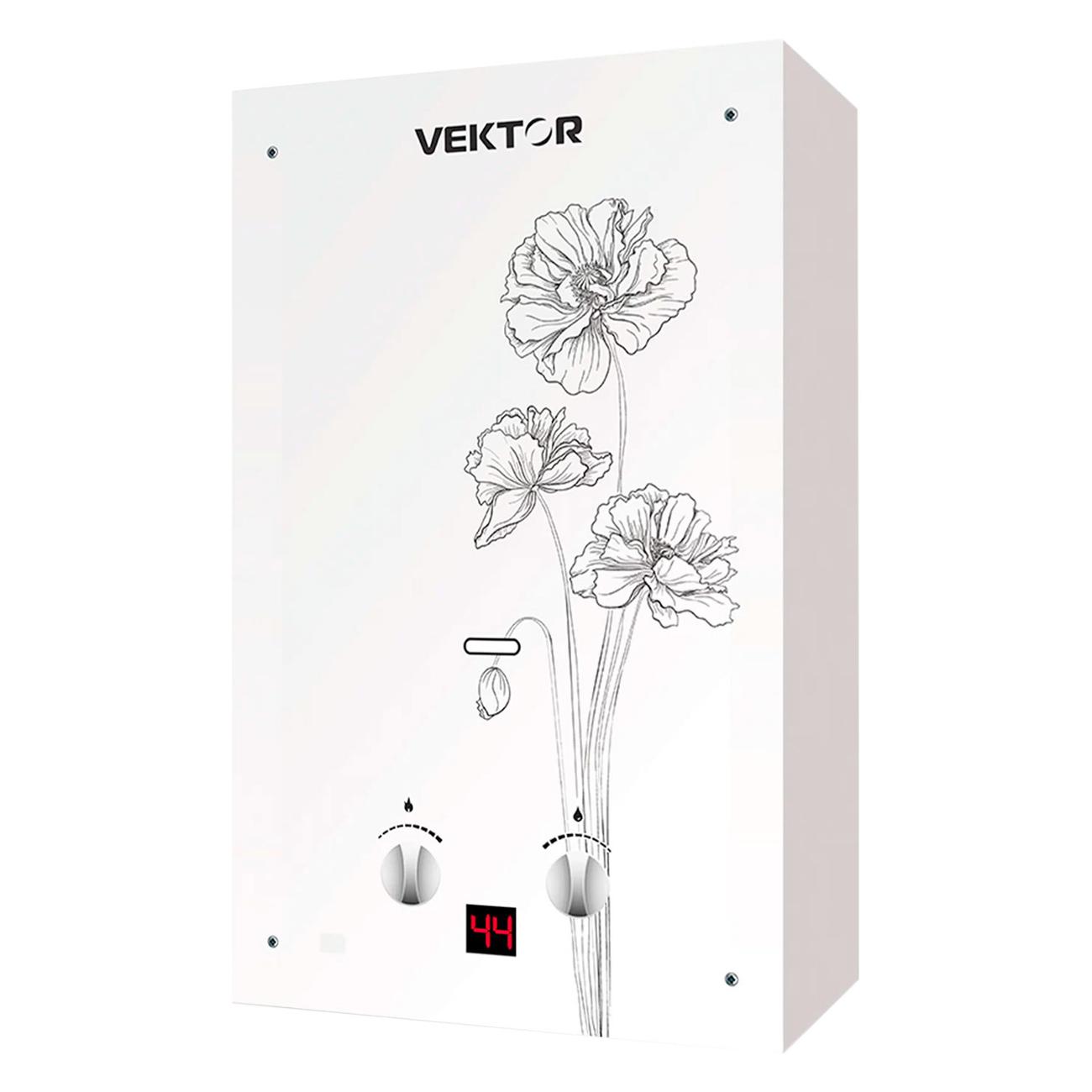 Водонагреватель проточный Vektor 10 G Черный цветок