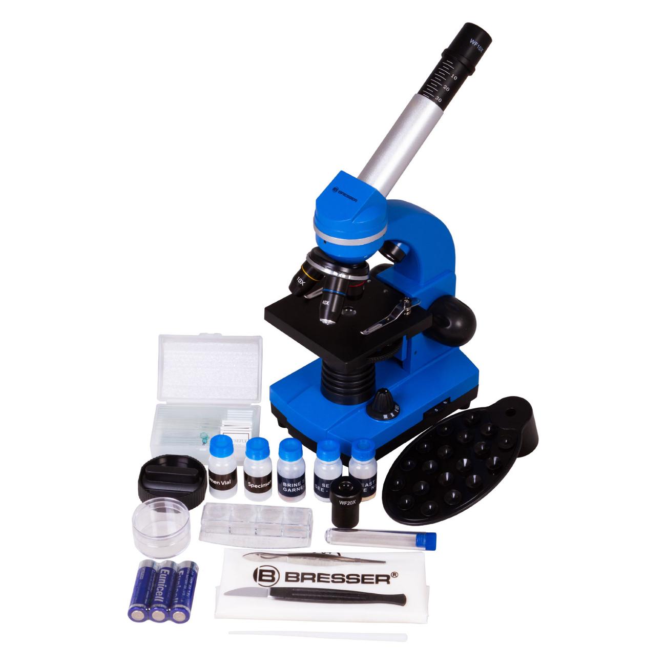 Микроскоп BRESSER Junior Biolux SEL 401600x Blue (74322)