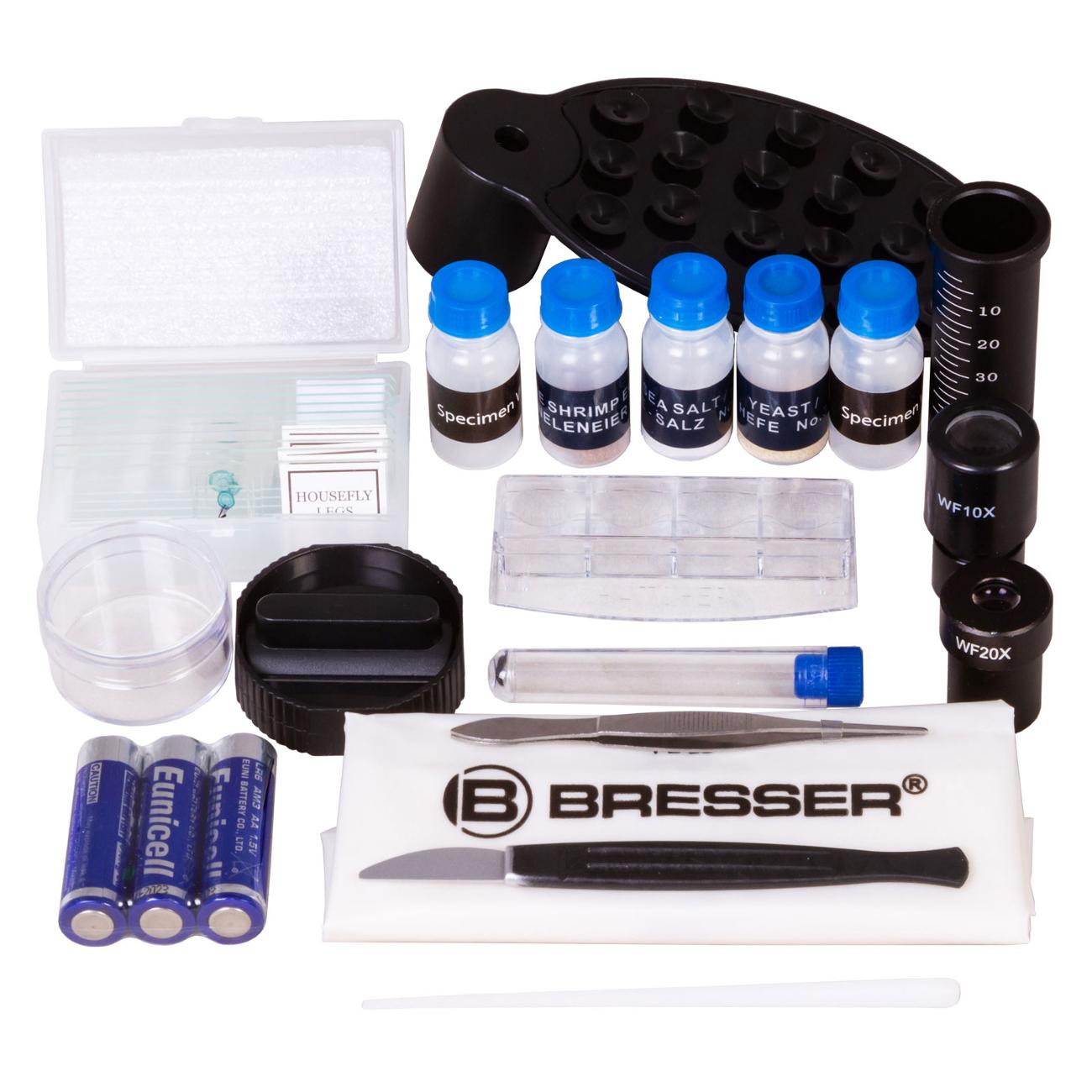 Микроскоп BRESSER Junior Biolux SEL 401600x Blue (74322)