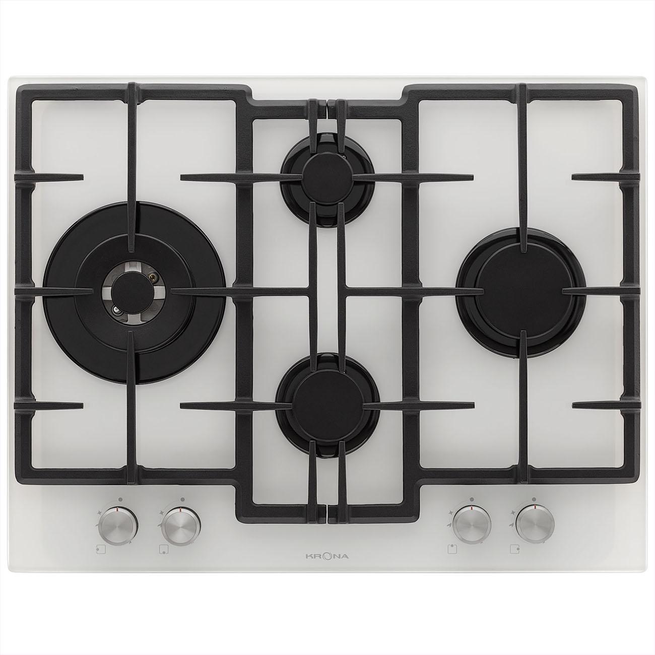 Встраиваемая газовая панель независимая Krona RITTER 67/60 WH