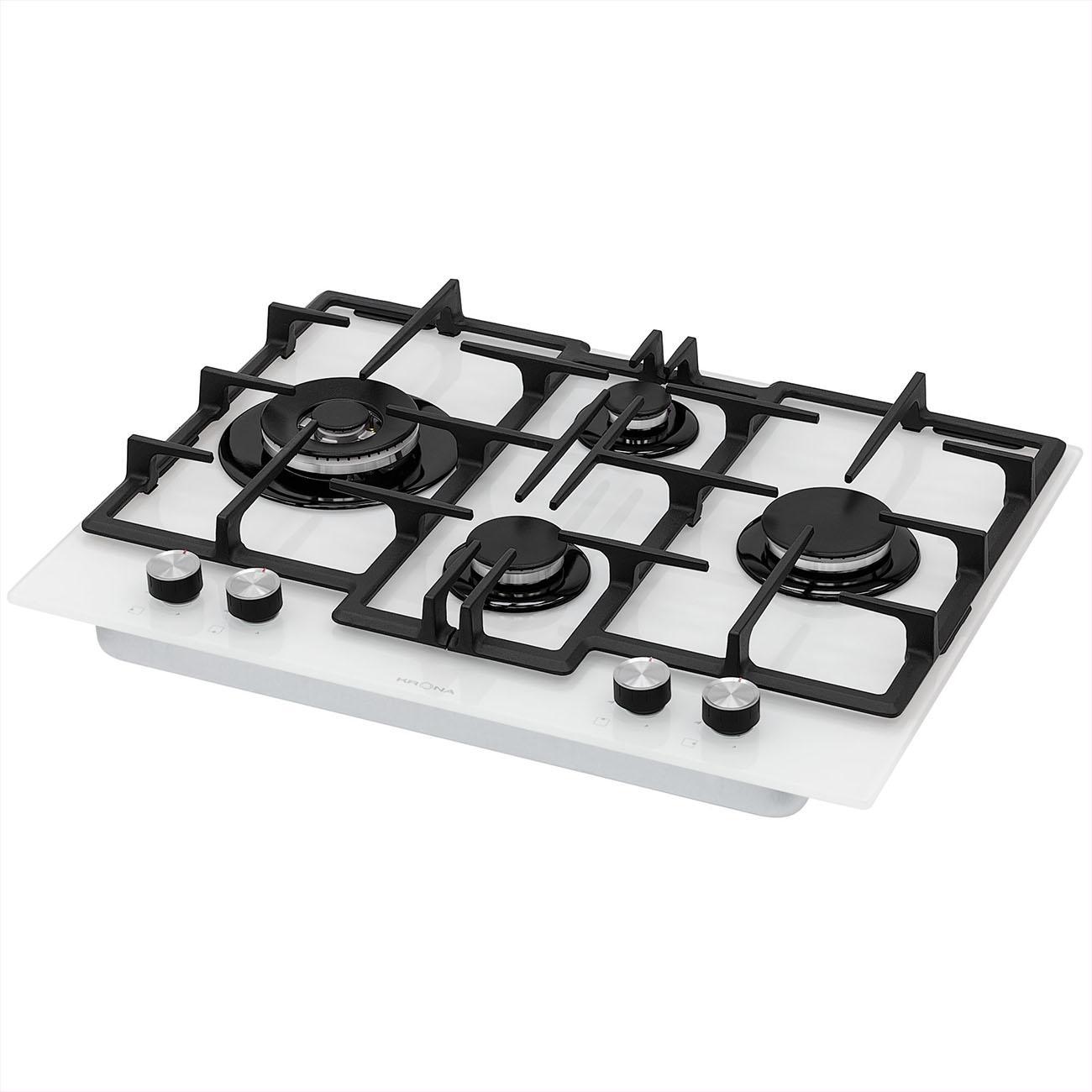 Встраиваемая газовая панель независимая Krona RITTER 67/60 WH