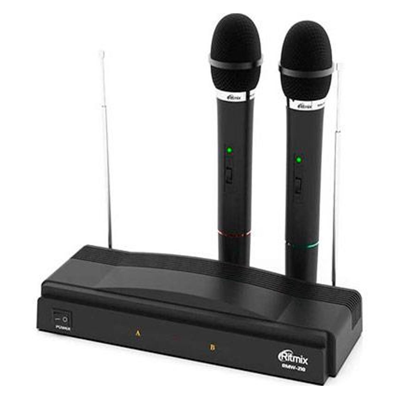 Микрофон вокальный Ritmix RWM-210 черный