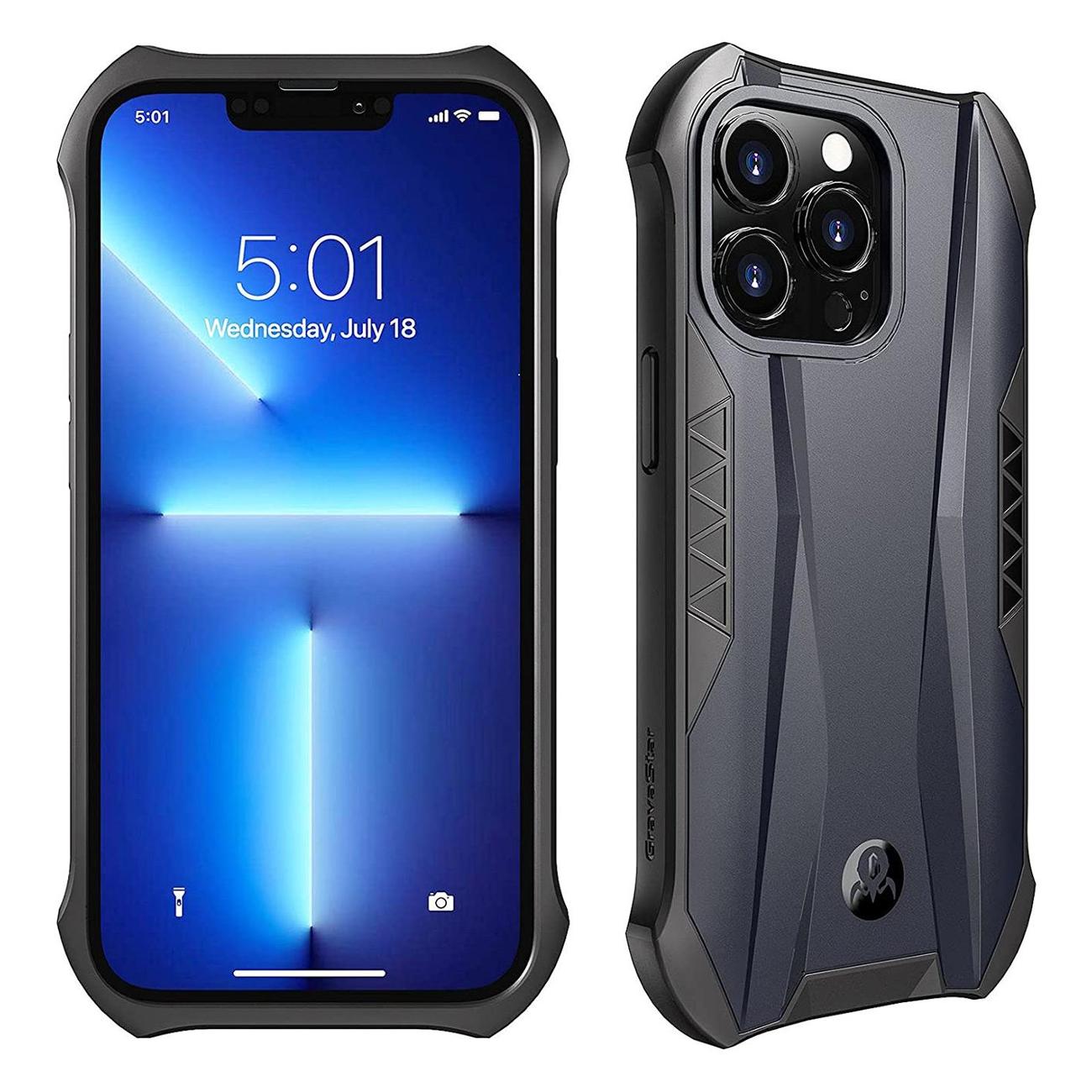 Чехол Gravastar для iPhone 13 Pro Max Ferra темно-синий военно-морской