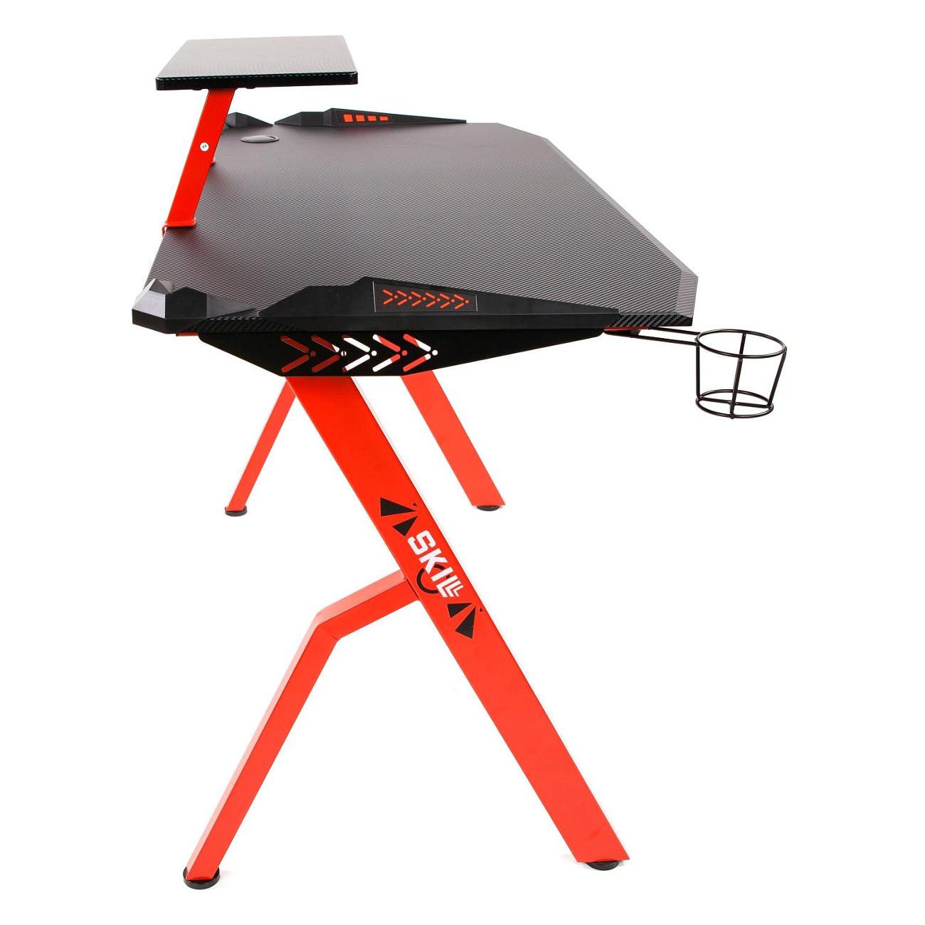 Стол компьютерный игровой Skyland SKILLL CTG-001 черный/красный