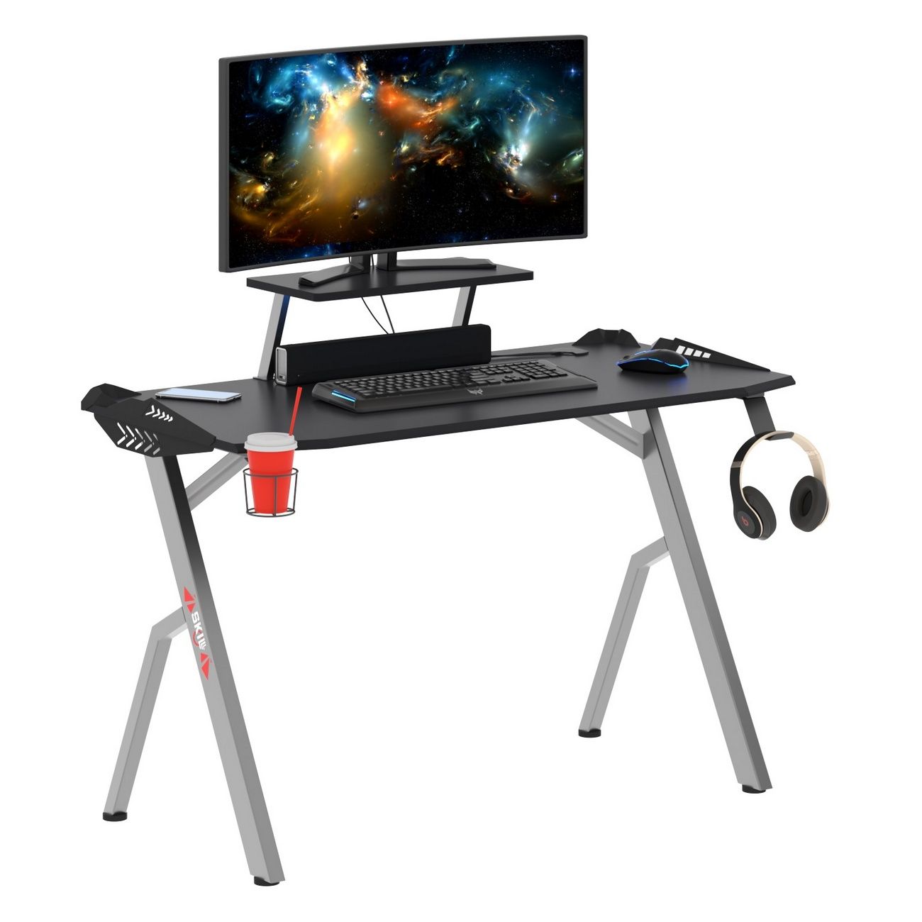 Стол компьютерный игровой Skyland SKILLL CTG-001 Черный/Серый