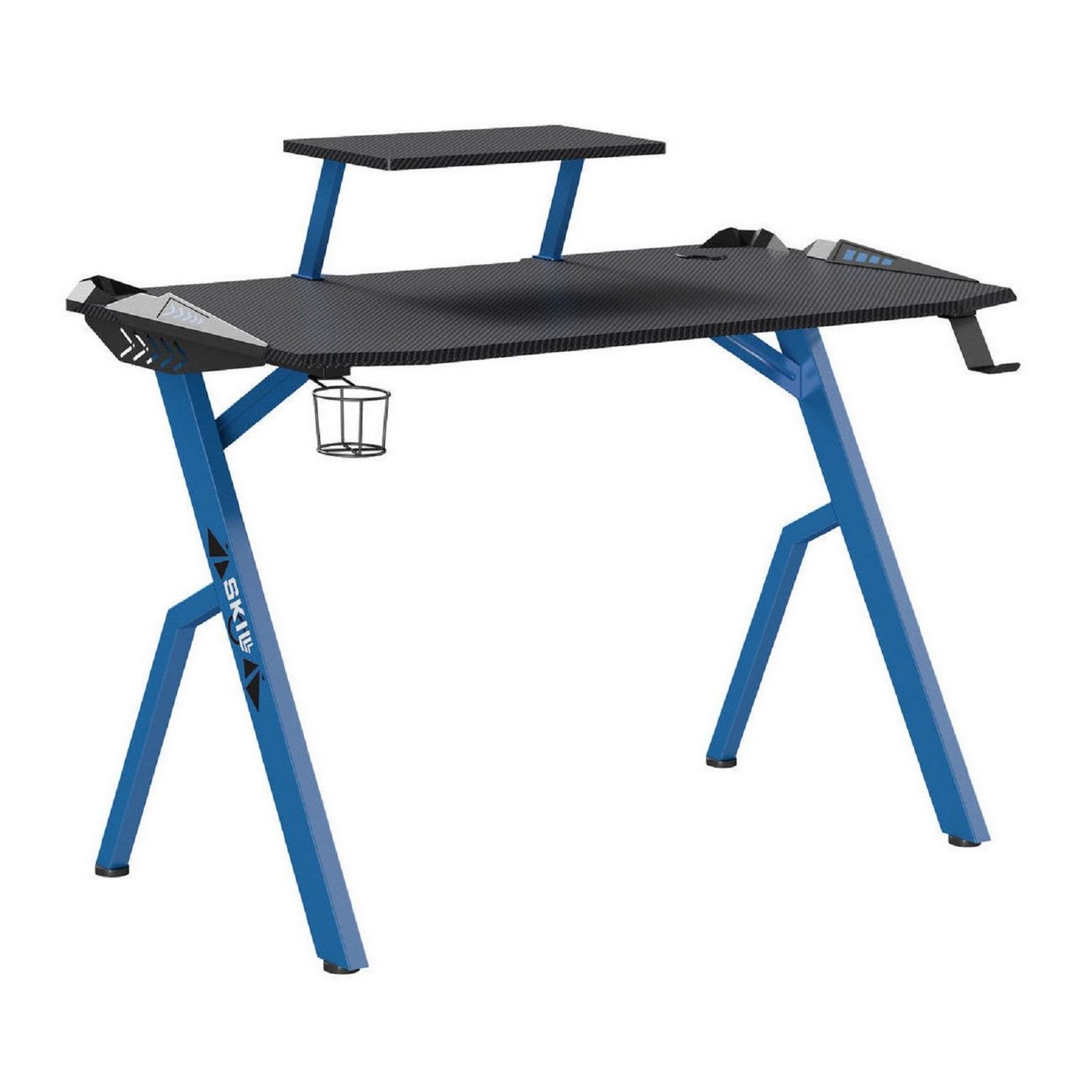 Стол компьютерный Skyland SKILLL CTG-001 Черный/Синий