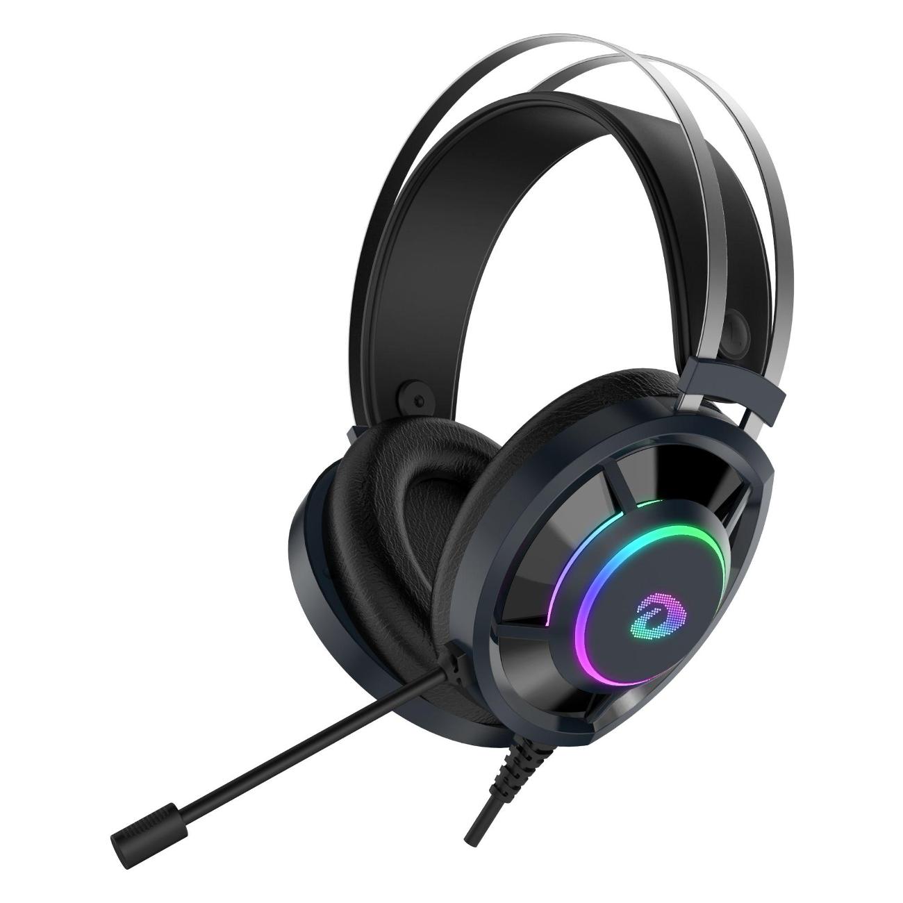 Игровые наушники проводные Dareu EH469 Black