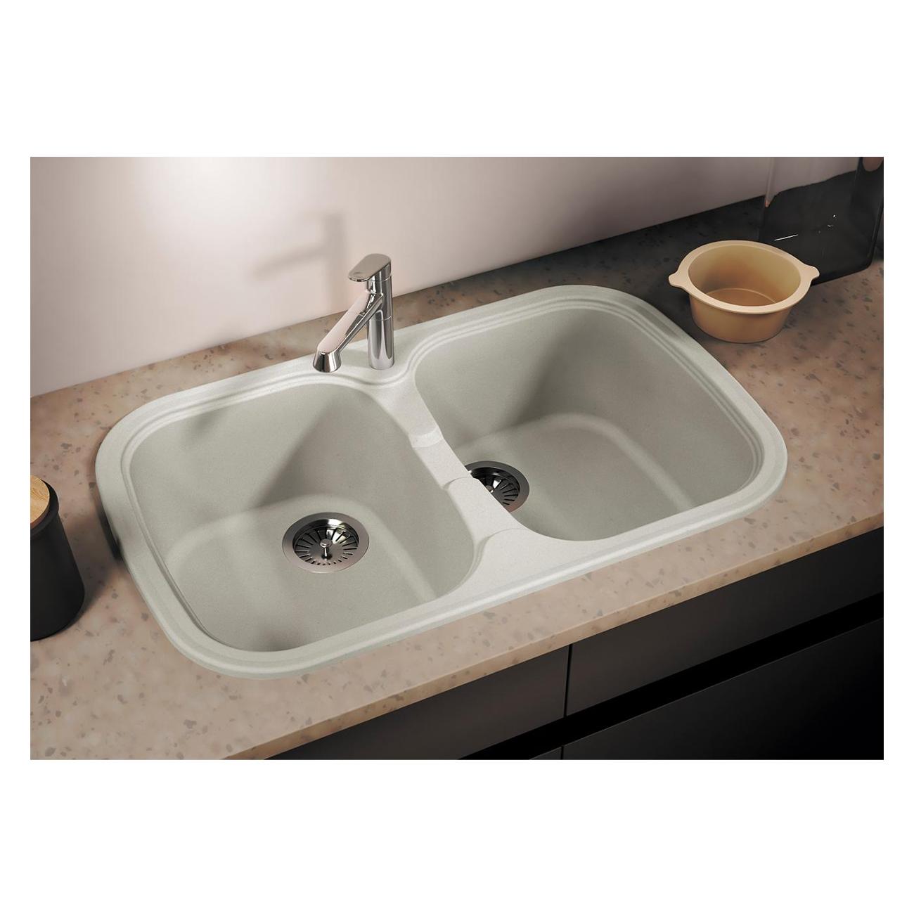 Раковина встраиваемая Krona BRILLE 2B Cream