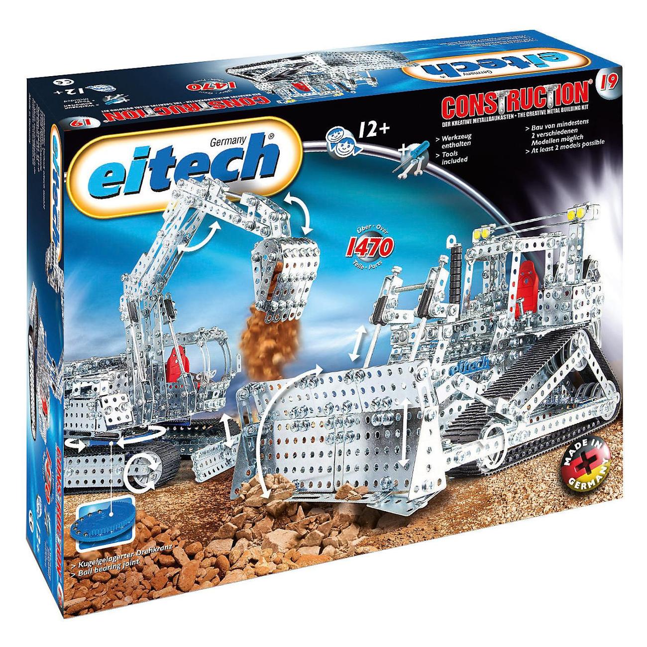 Конструктор детский Eitech Экскаватор и Бульдозер 00019