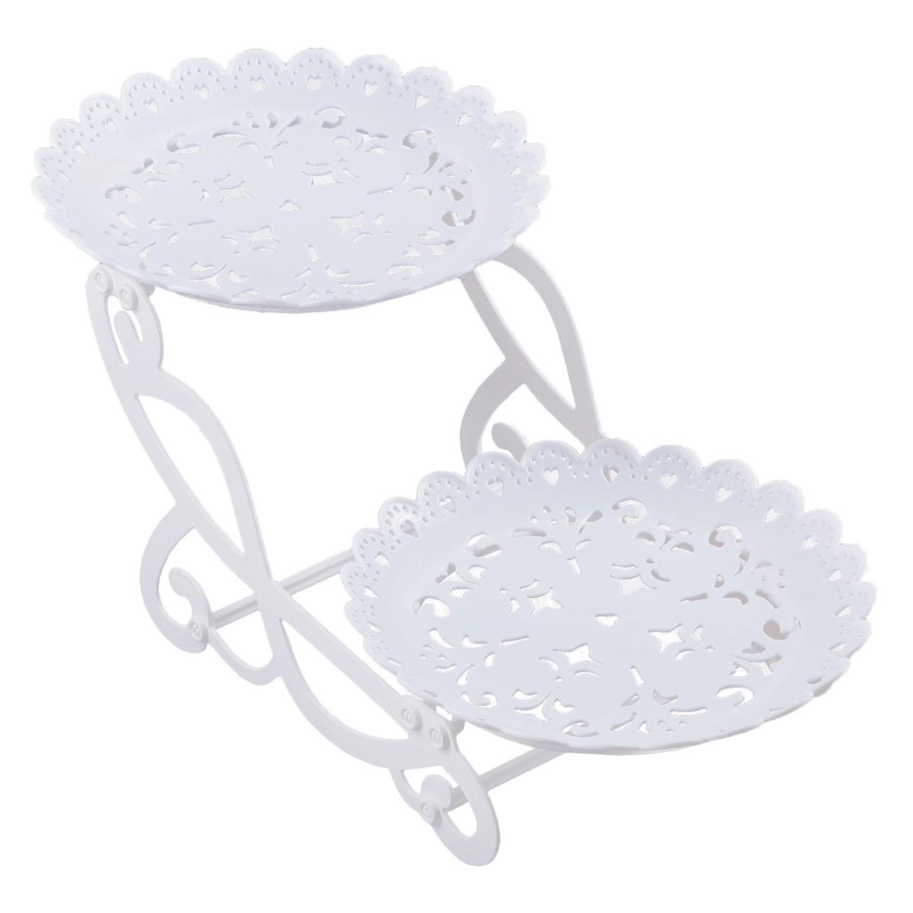 Декоративное блюдо Доляна Кружево 3999003