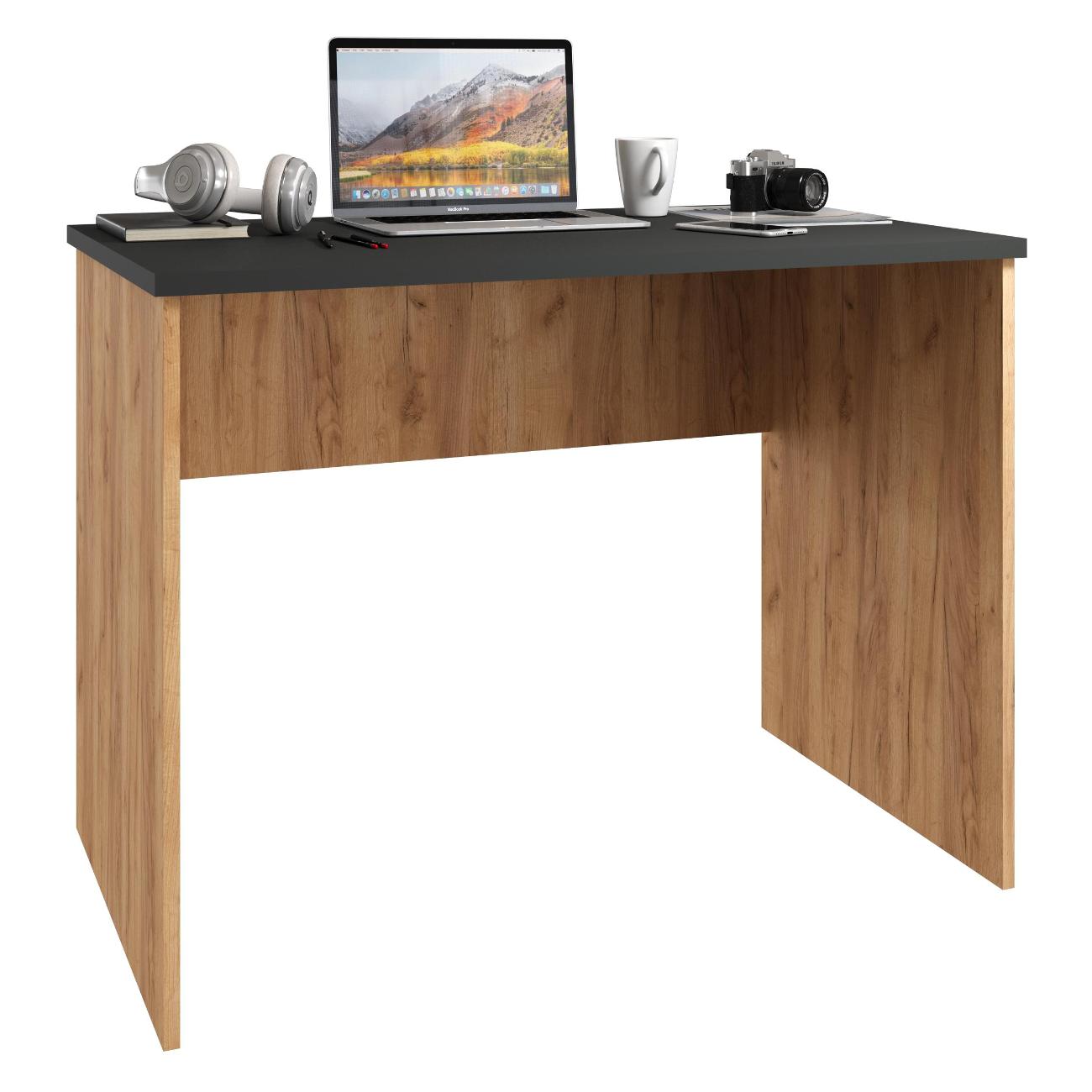 Стол компьютерный Мебель-Комплекс СП-07 дуб золотой крафт-антрацит