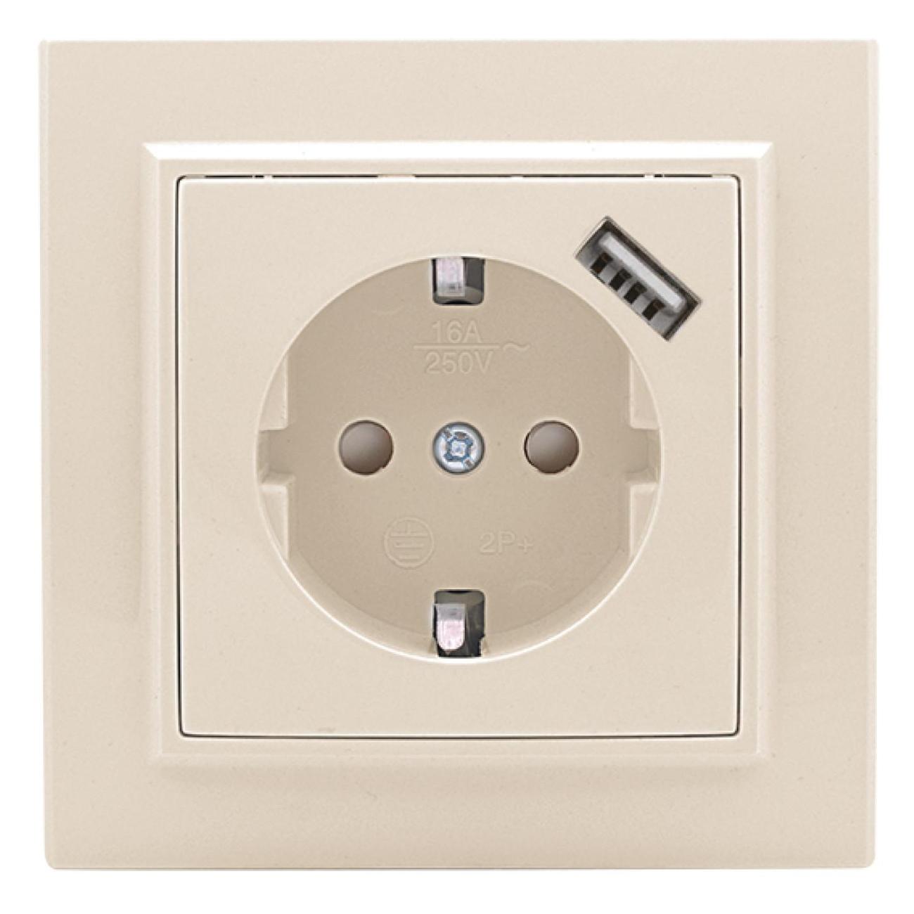 Розетка EKF ERR16-028-200-USB