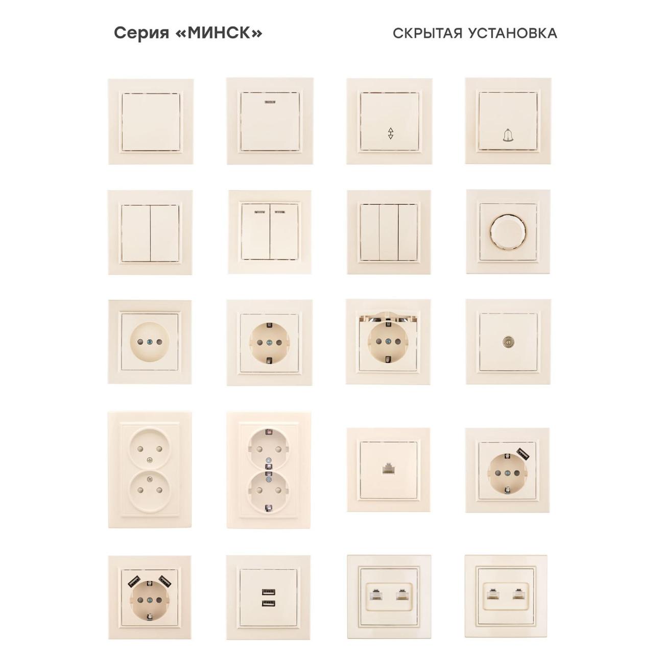 Розетка EKF ERR16-028-200-USB