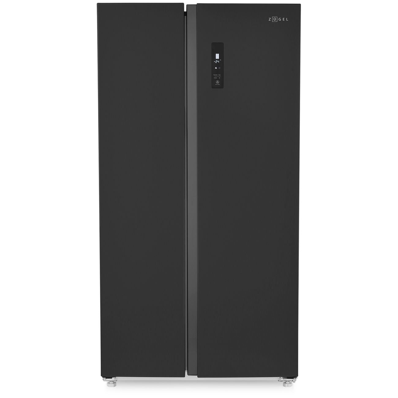 Холодильник (Side-by-Side) ZUGEL ZRSS630B, черный