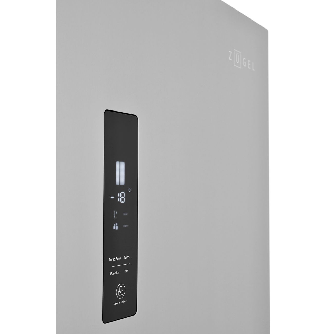 Холодильник (Side-by-Side) ZUGEL ZRSS630X, нержавеющая сталь