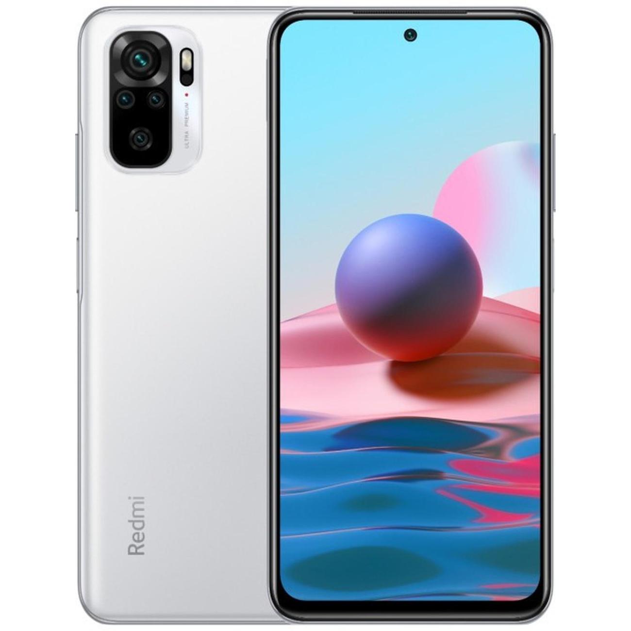 Смартфон Xiaomi Redmi Note 10 4/64GB Белый Global Version