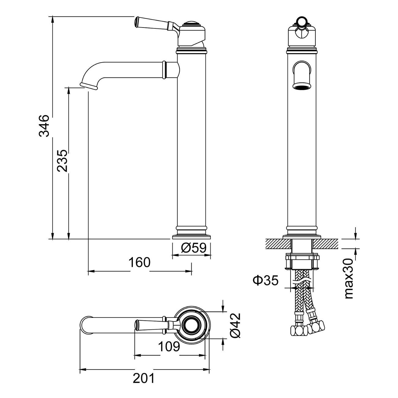 Смеситель Timo Arisa