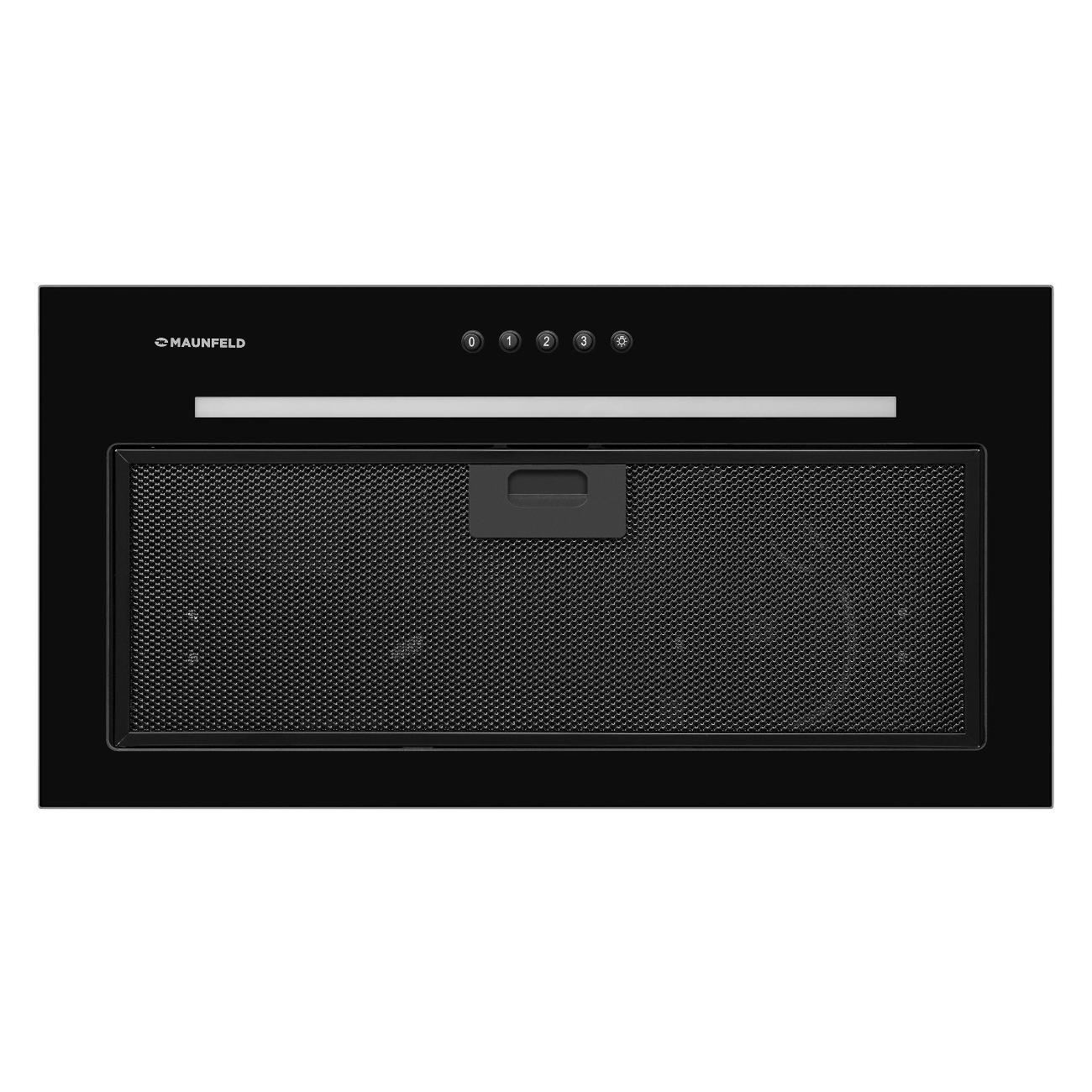 Вытяжка полностью встраиваемая Maunfeld Crosby Hardy 1000Push черная