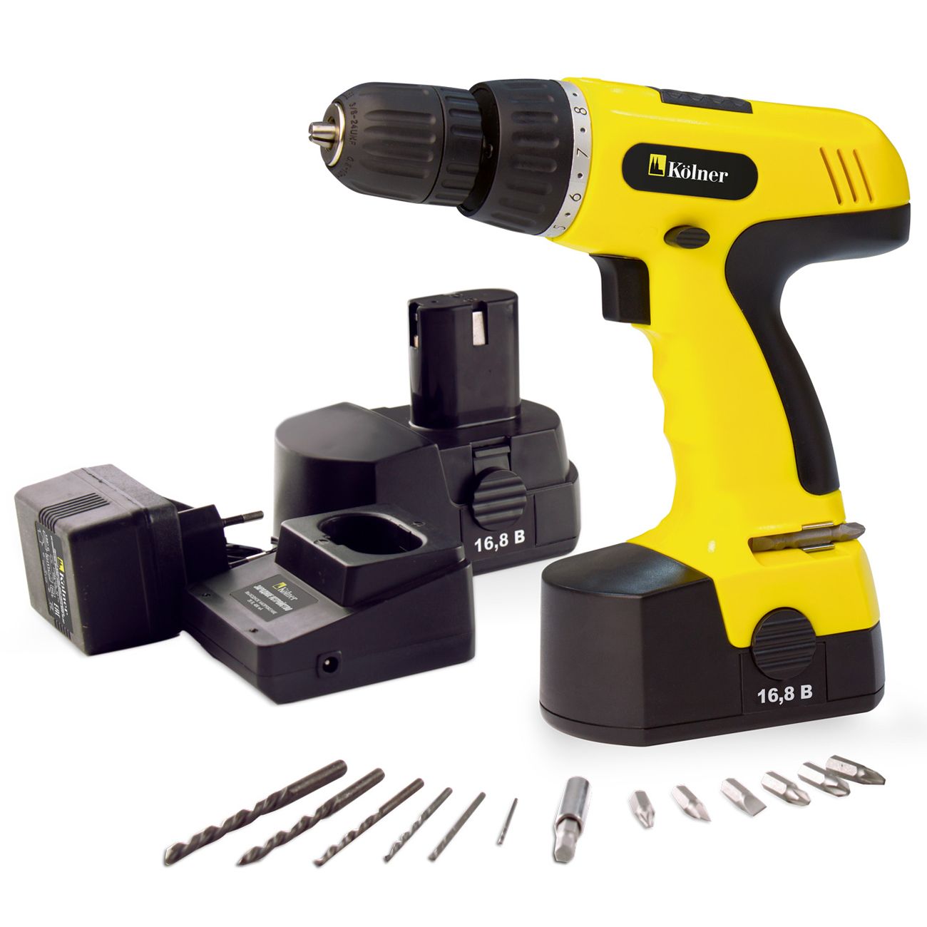 Шуруповерт аккумуляторный Kolner KCD 16,8С