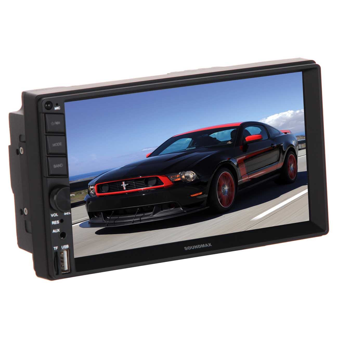 USB-Автомагнитола c встроенным монитором Soundmax SM-CCR4705M