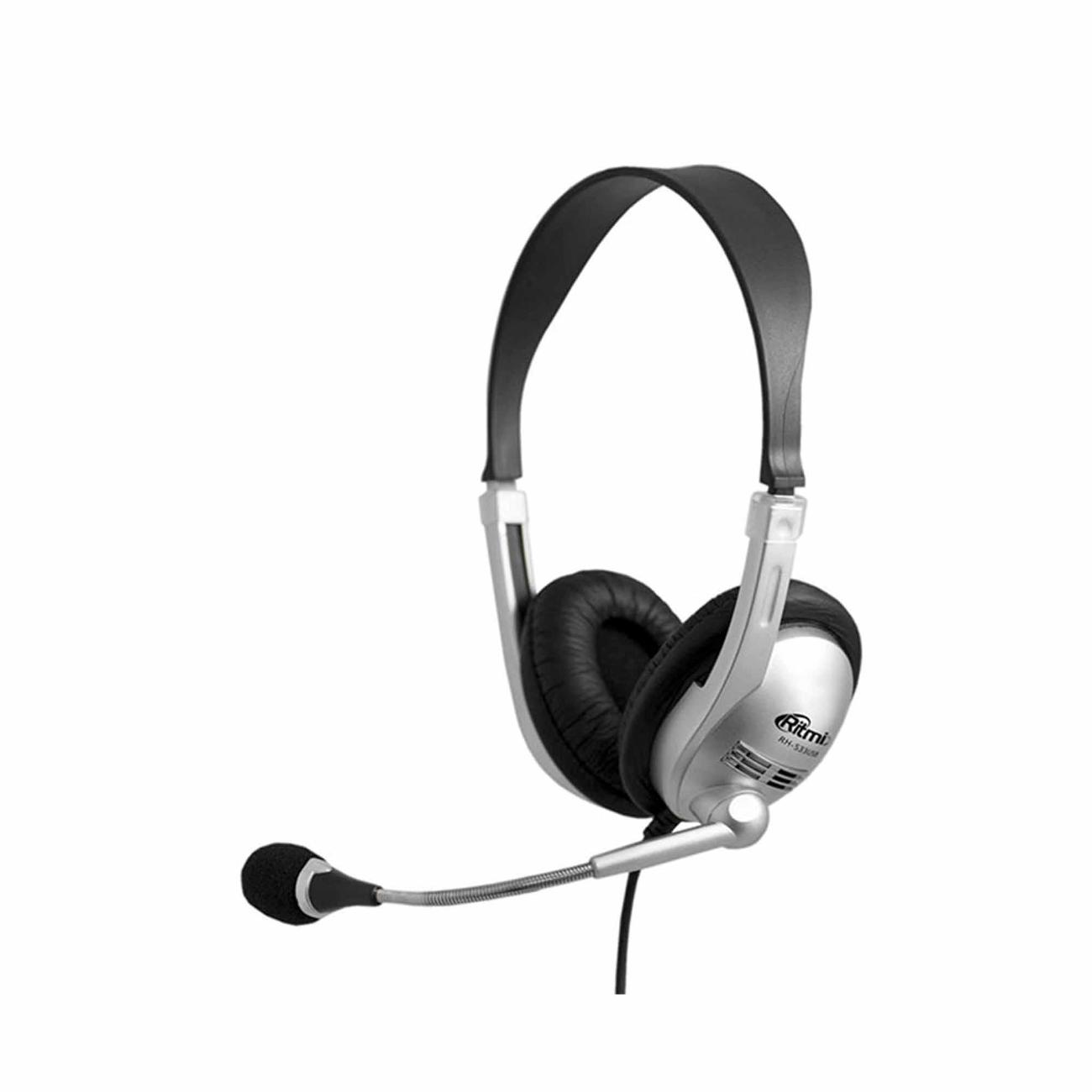 Компьютерная гарнитура Ritmix RH-533USB серебристый
