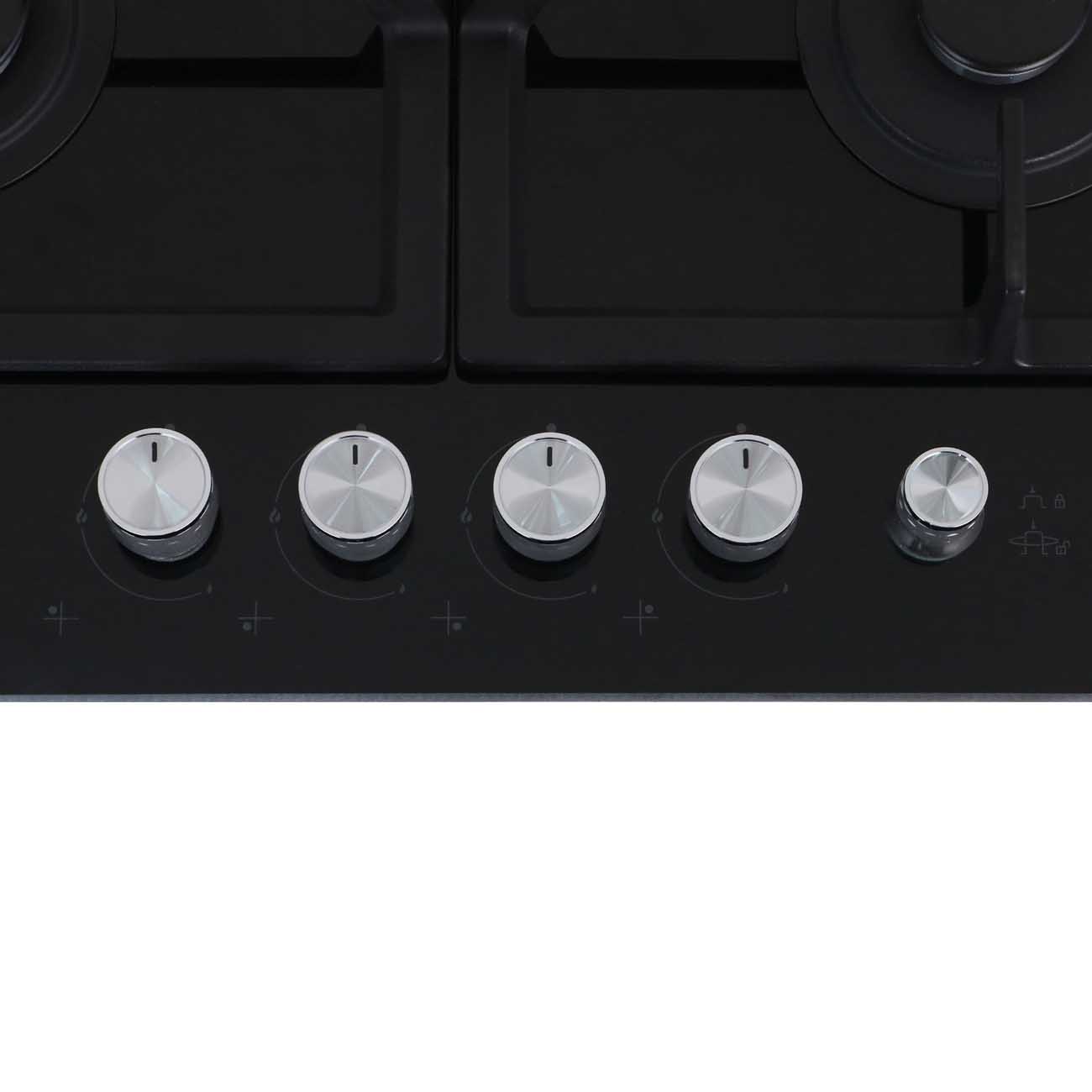 Встраиваемая газовая панель независимая Beko HILG 64235 S черная