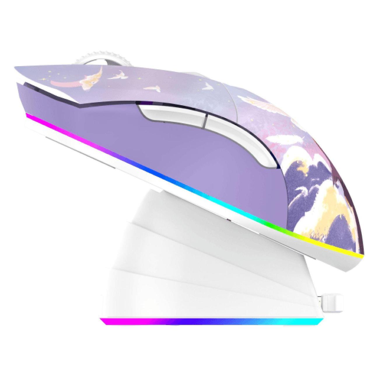 Игровая мышь беспроводная Dareu EM901X фиолетовый