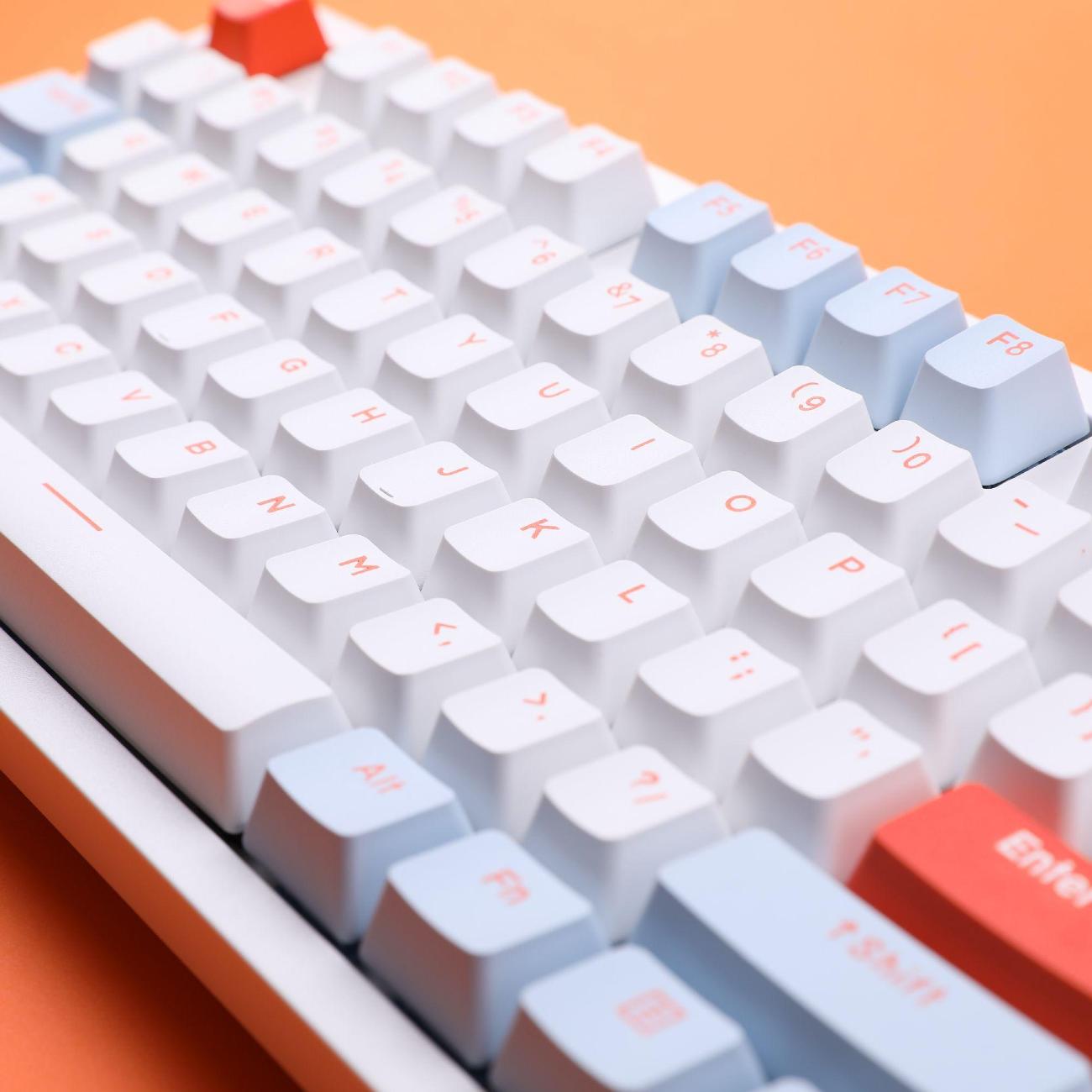 Игровая клавиатура проводная Dareu A87X Blue-White (русская раскладка)