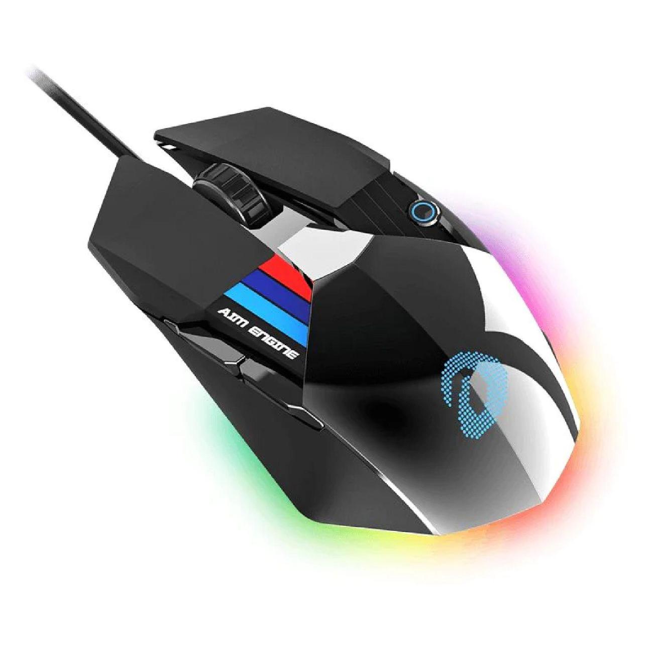 Игровая мышь проводная Dareu A970 Black Knight