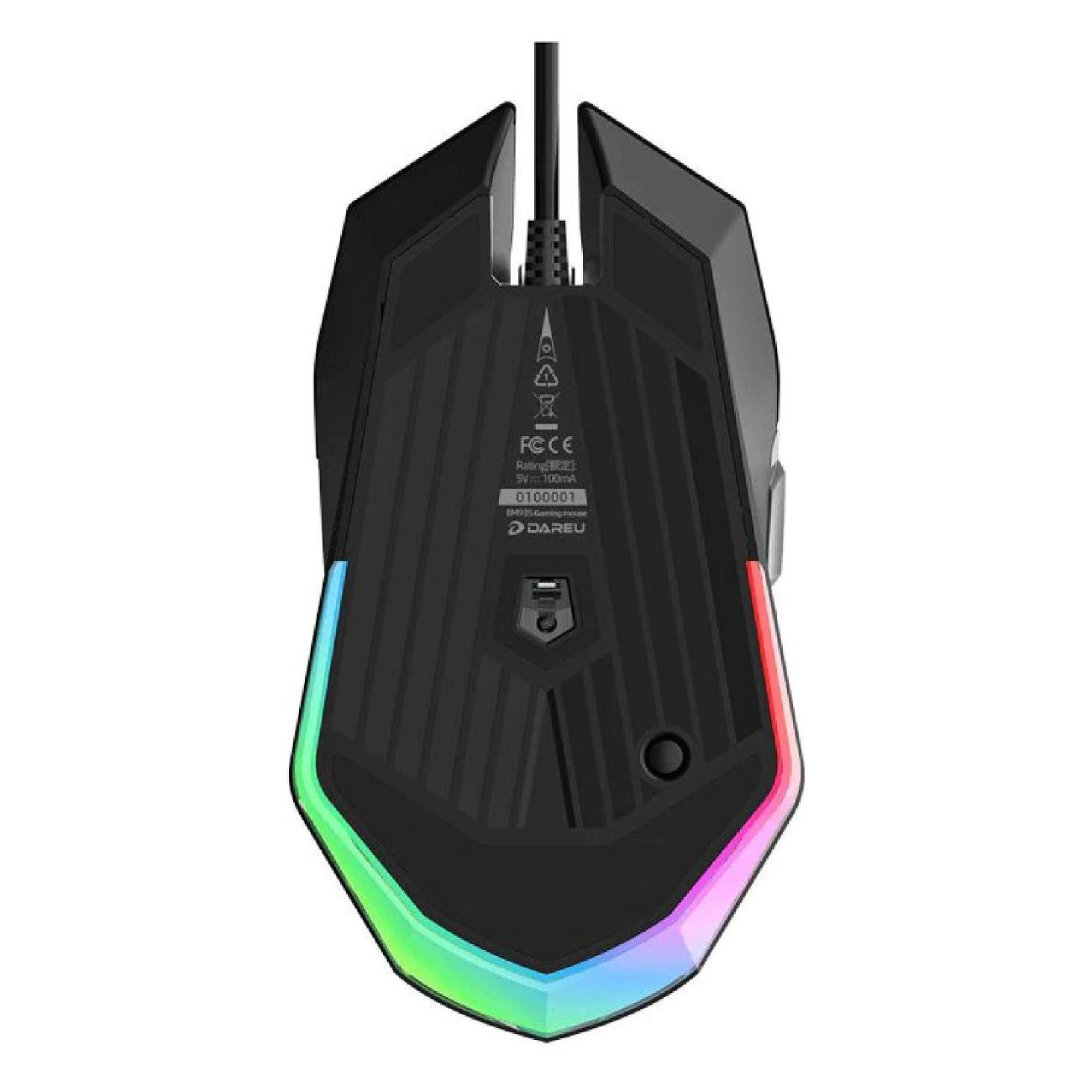 Игровая мышь проводная Dareu A970 Black Knight