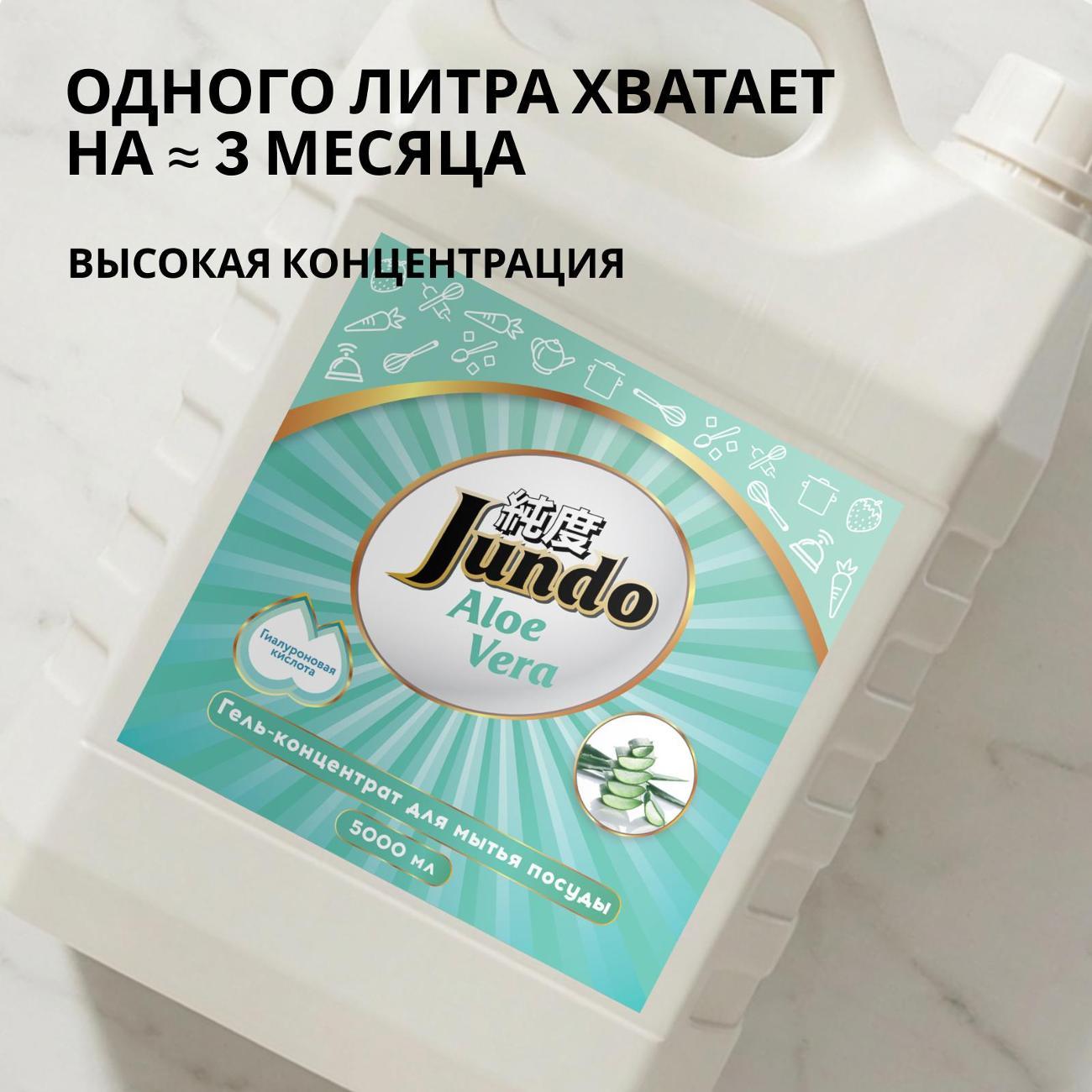 Средство для мытья посуды Jundo Premium Aloe Vera 5 л