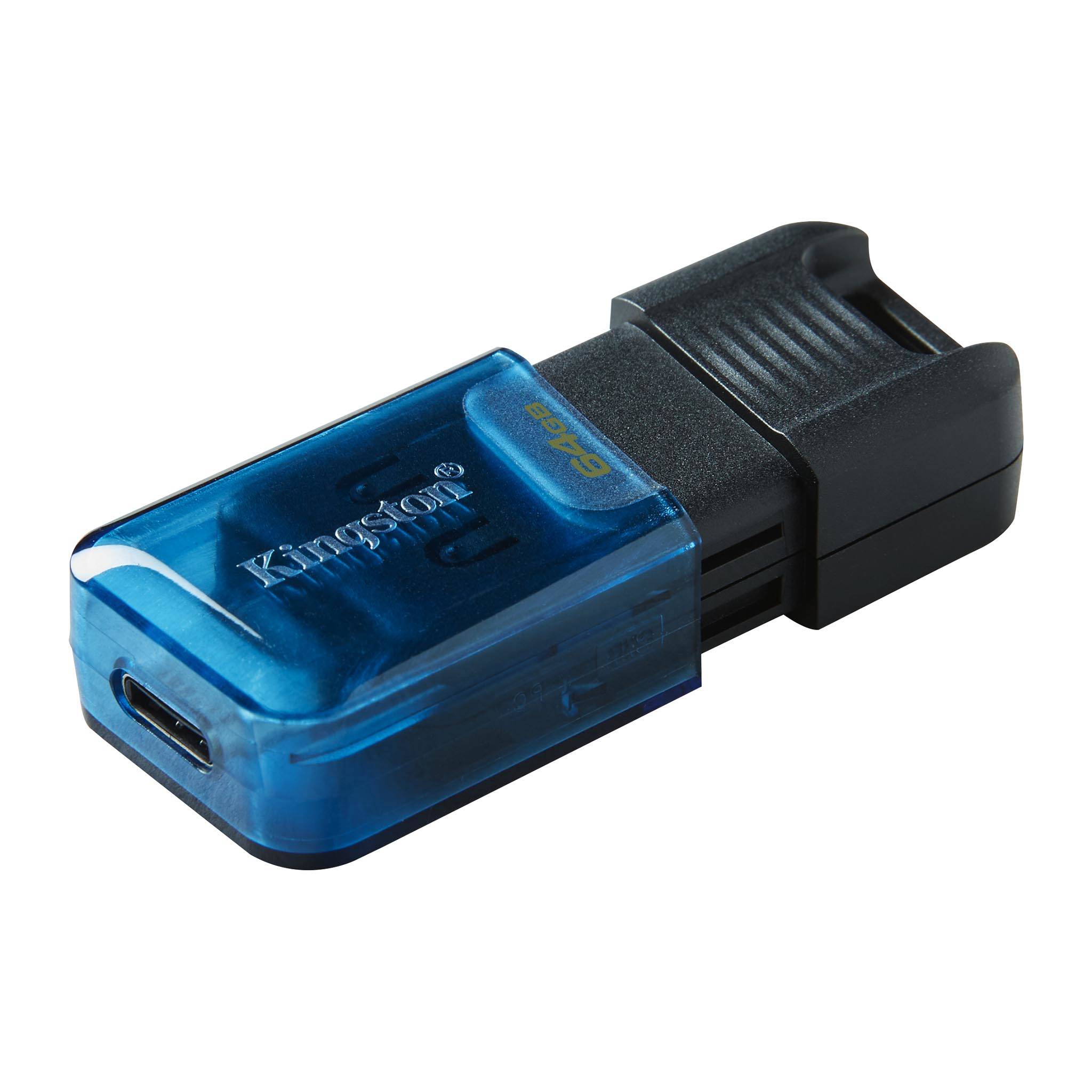 Флеш-диск Kingston DataTraveler 80M 64GB Type-C USB3.2 DT80M/64GB синий