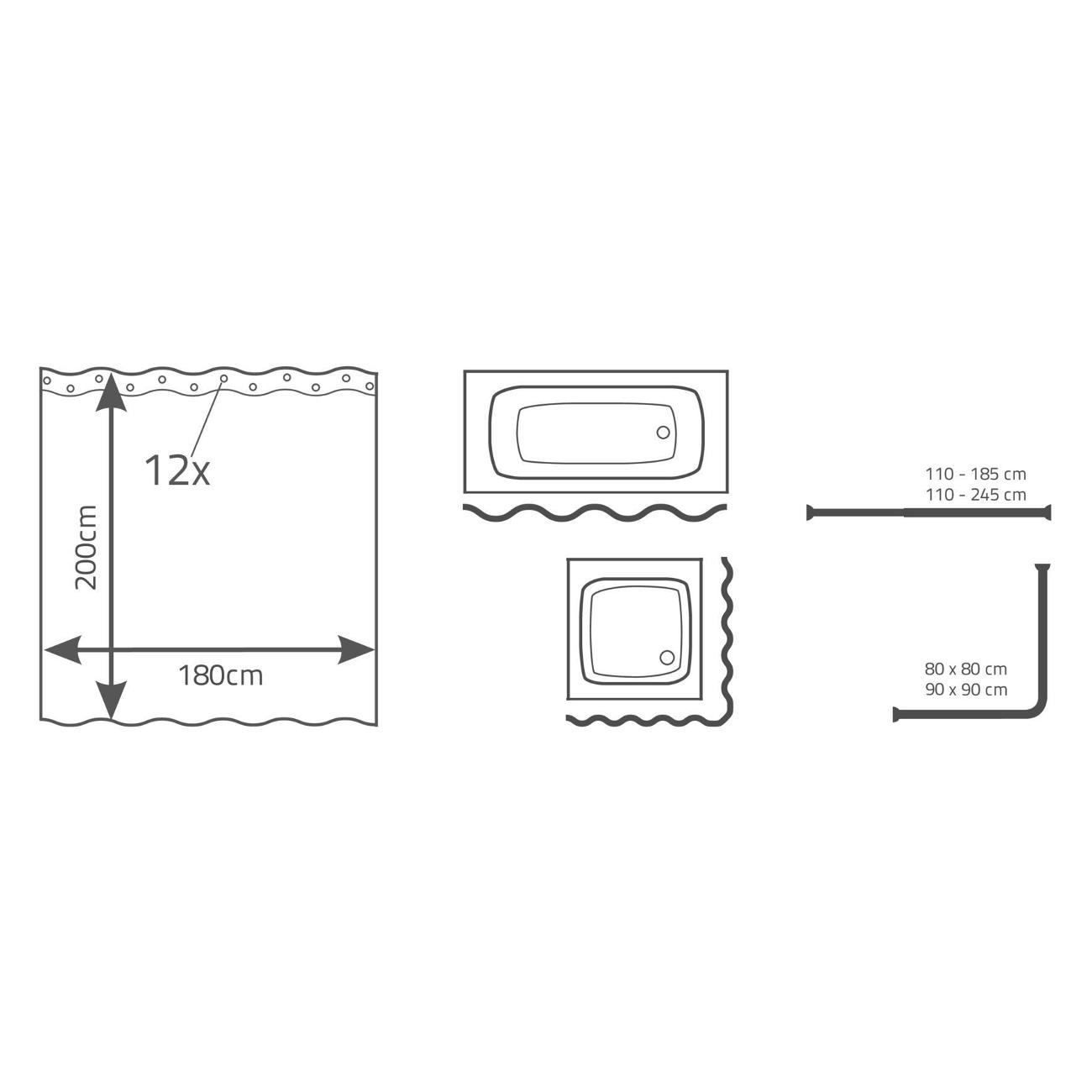 Шторка RIDDER 48340