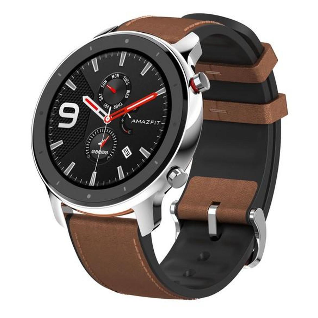 Защитное стекло для смарт часов Krutoff Xiaomi Amazfit GTR (47mm)