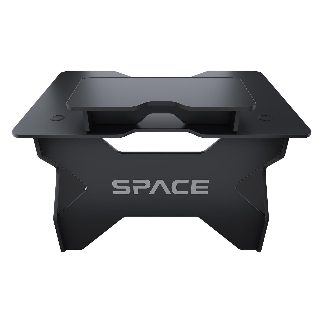 Стол компьютерный игровой VMMGAME SPACE 120 DARK черный с подставкой BASE