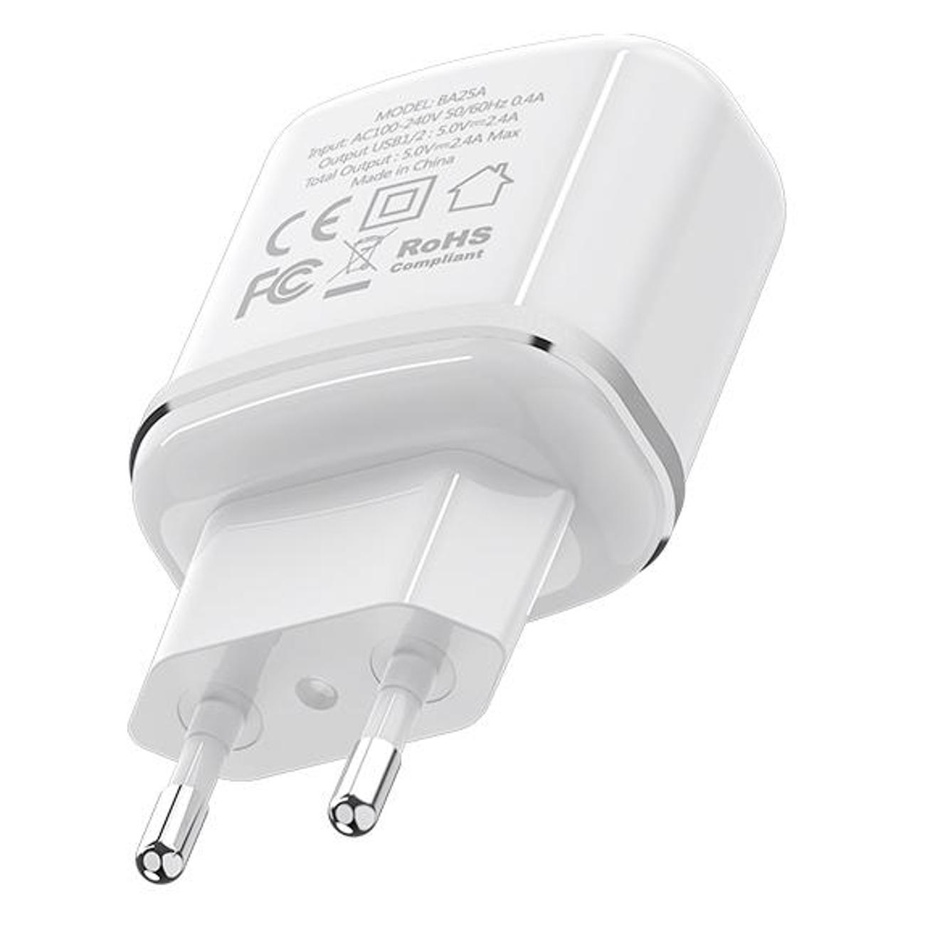 Сетевое зарядное устройство Borofone BA25AWM