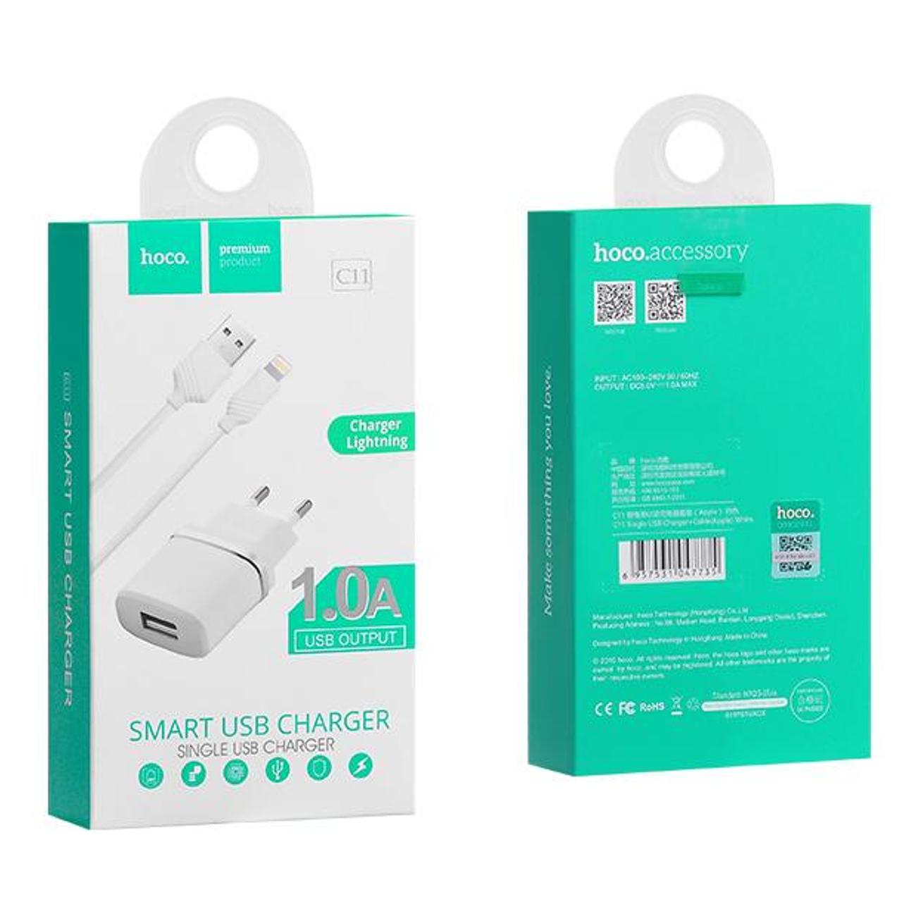 Сетевое зарядное устройство Hoco C11IW