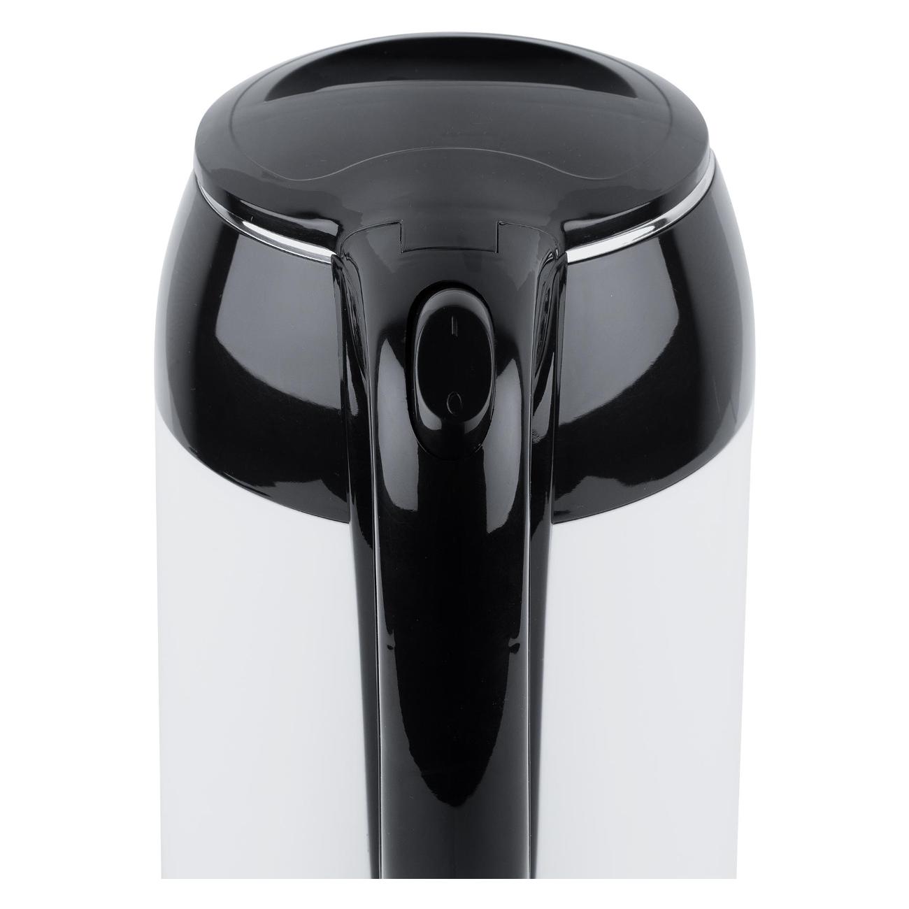 Электрочайник BBK EK1709P&nbsp; черный/белый