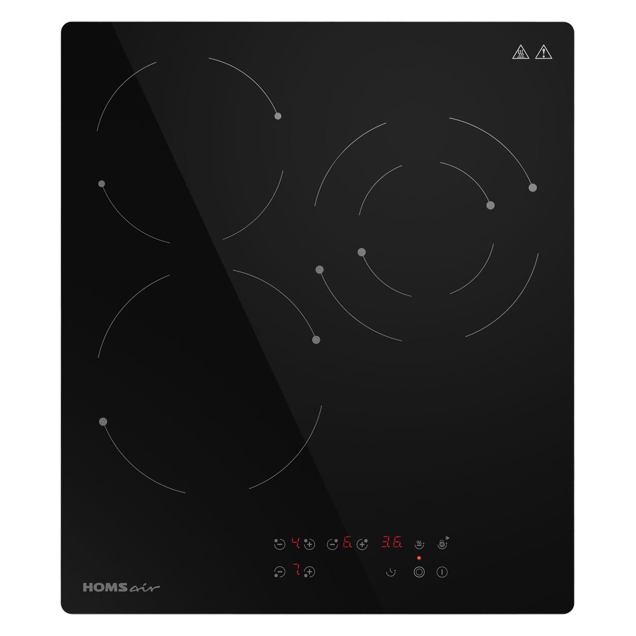 Встраиваемая модульная электрическая панель независимая HOMSAir HVC43DBK